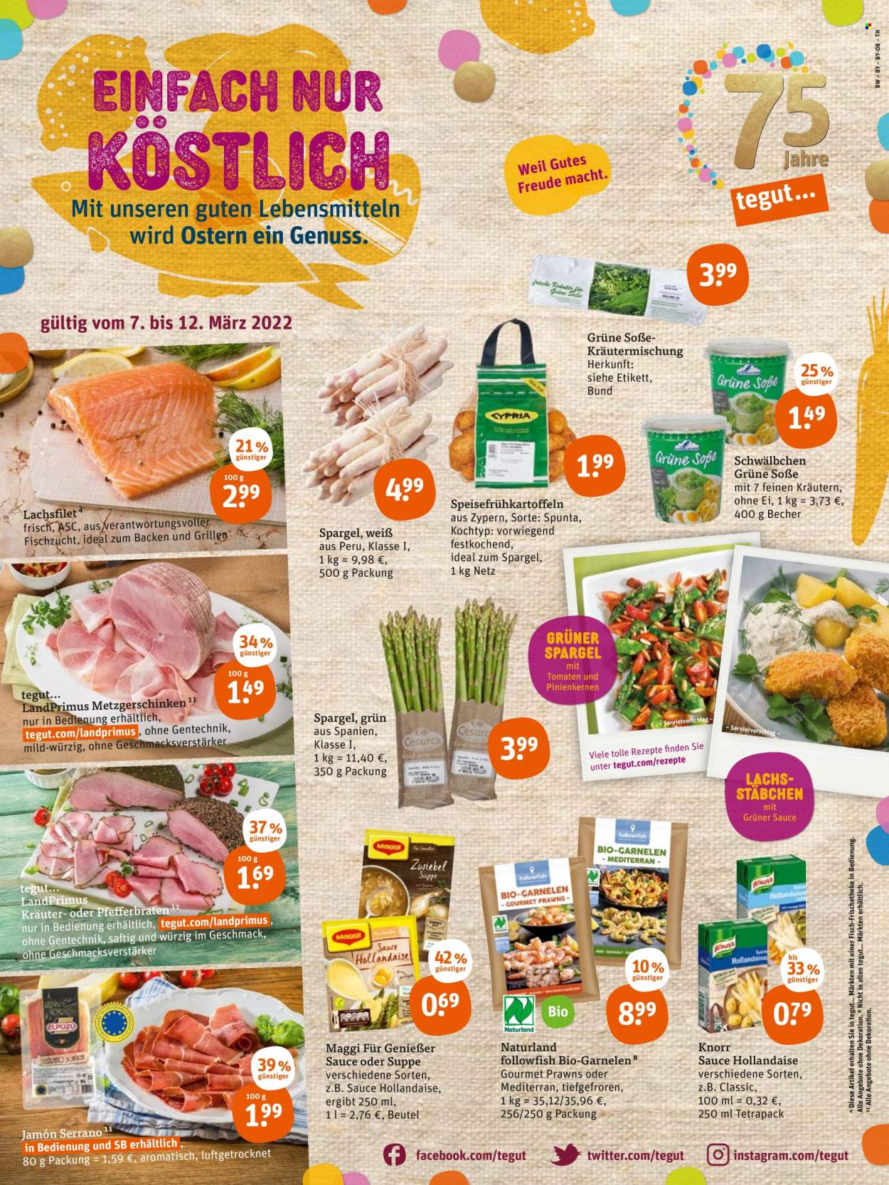 tegut... Prospekte  - 7.03.2022 - 12.03.2022. Seite 1