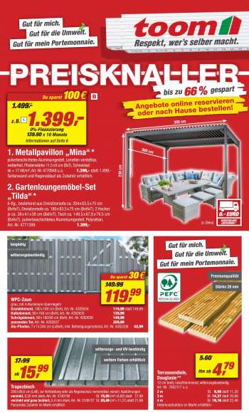 Prospekte toom Baumarkt - 12.03.2022 - 18.03.2022.
