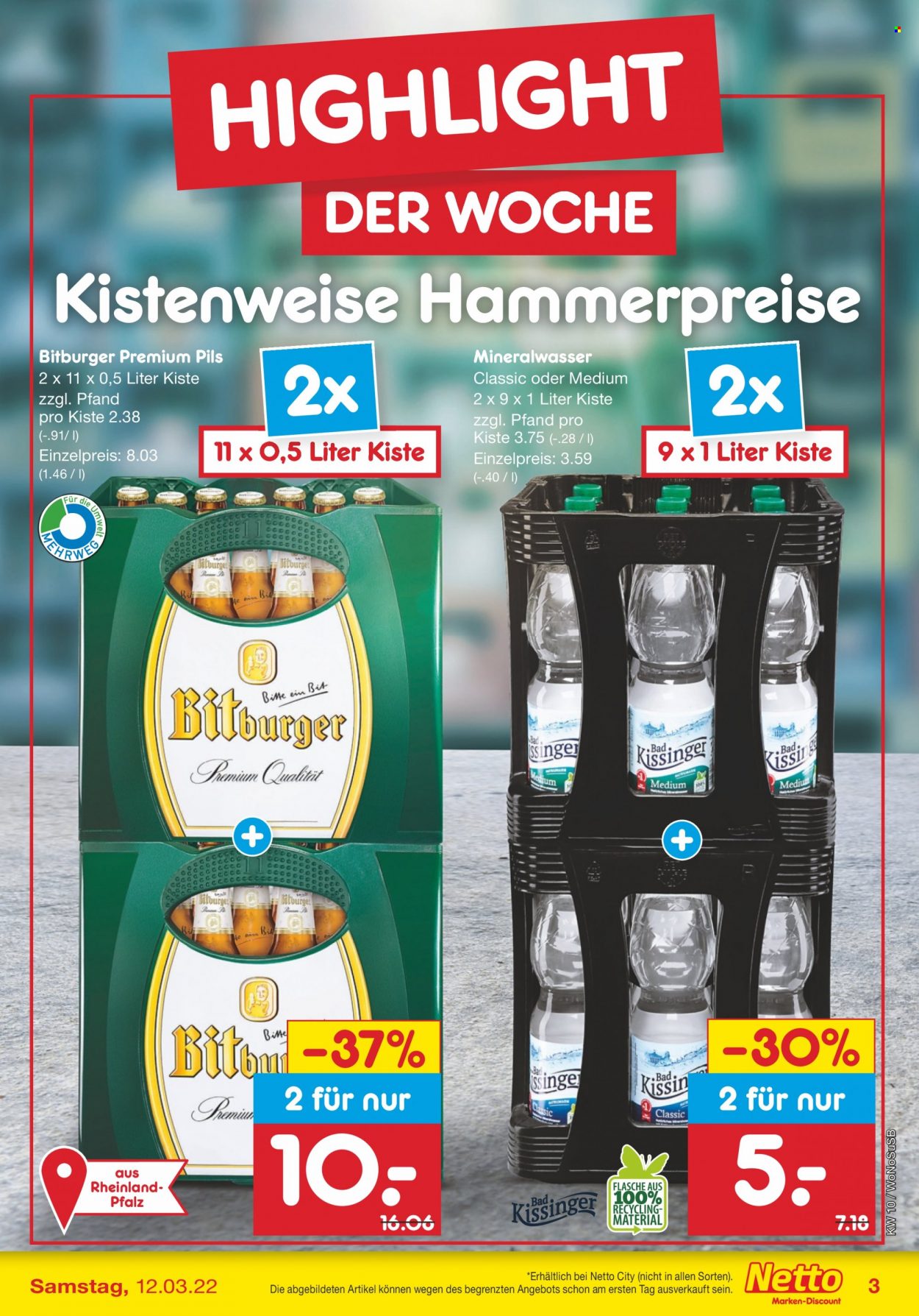 Netto Marken-Discount Prospekte  - 7.03.2022 - 12.03.2022. Seite 3