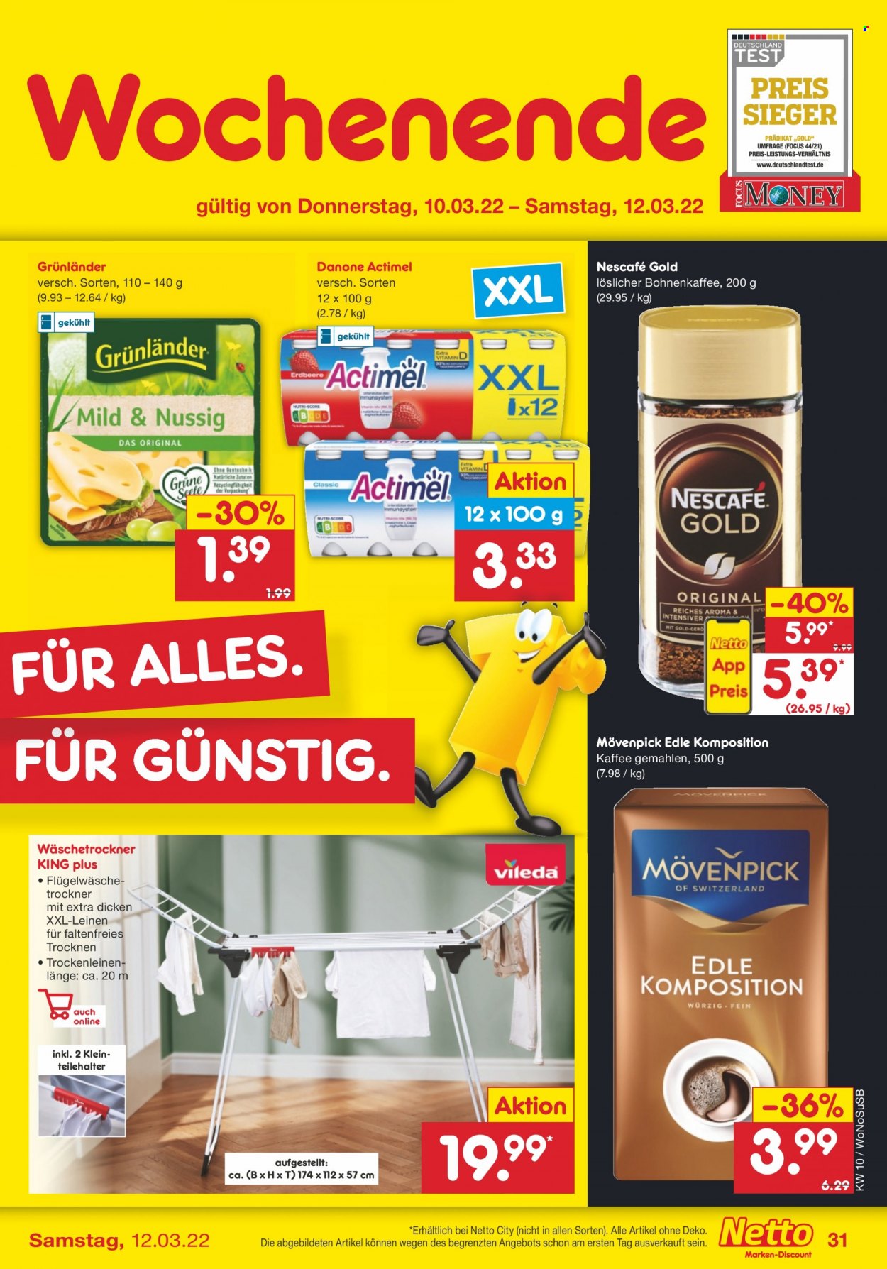 Netto Marken-Discount Prospekte  - 7.03.2022 - 12.03.2022. Seite 31