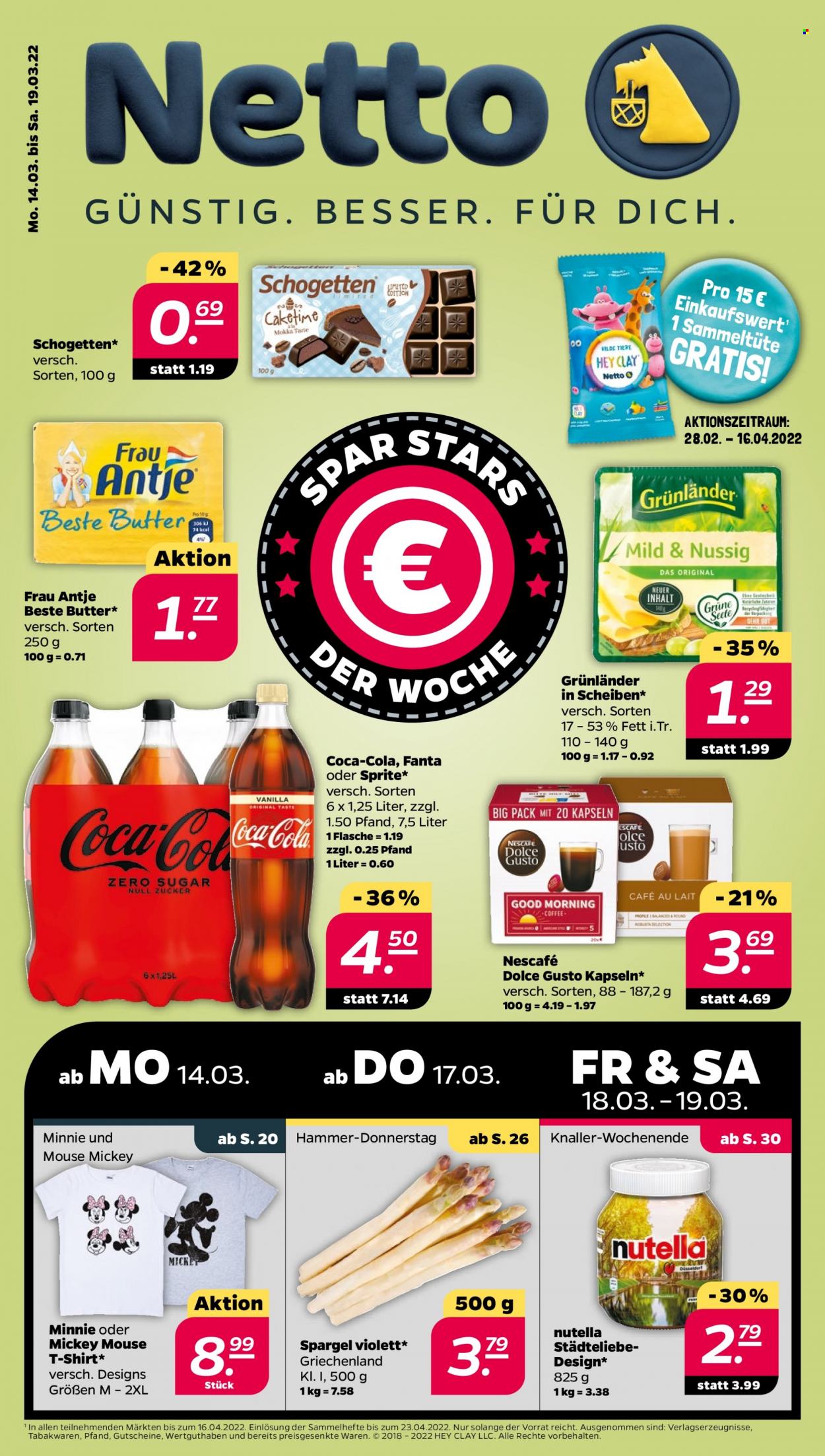 Netto Prospekte  - 14.03.2022 - 19.03.2022. Seite 1