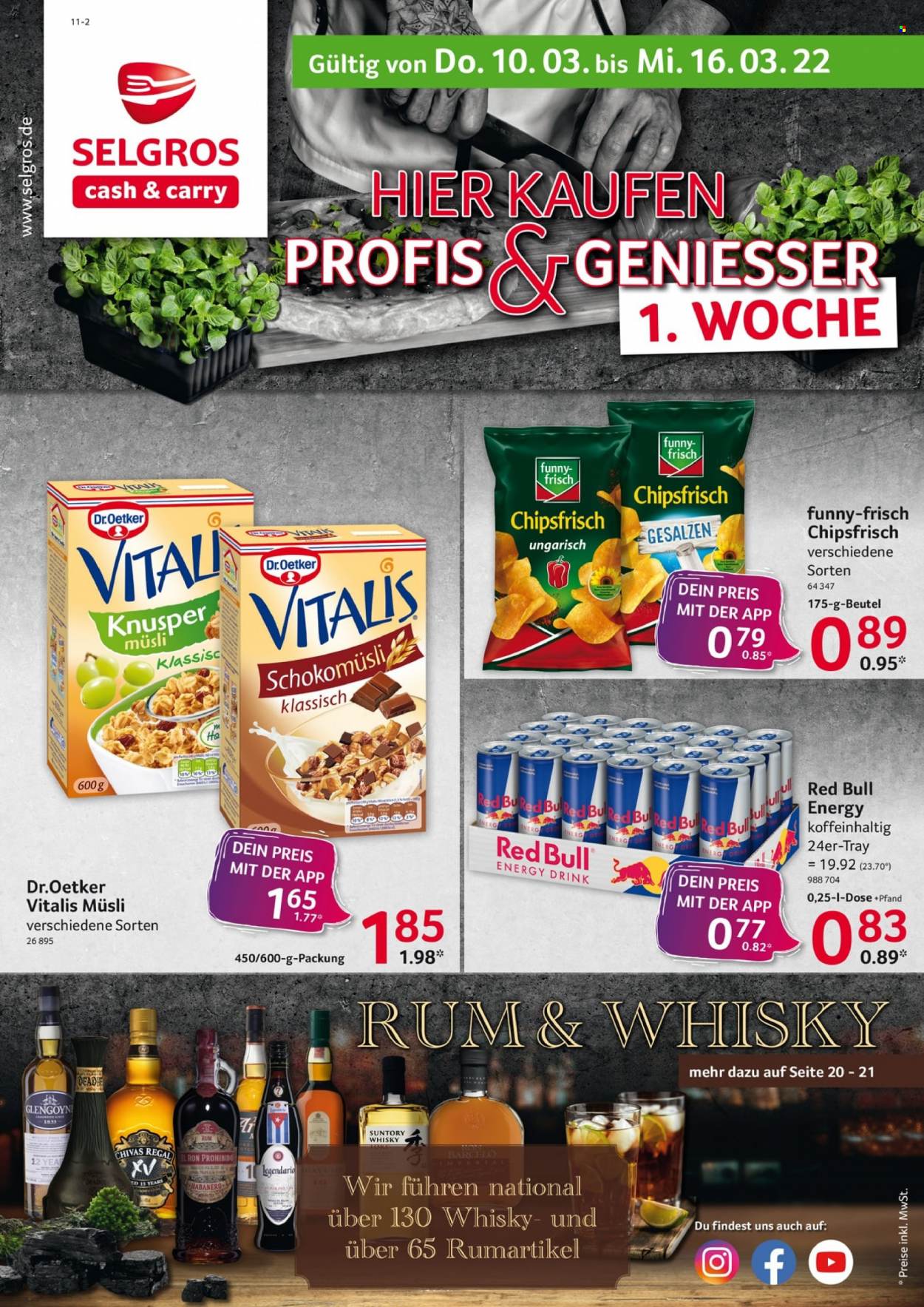Selgros Prospekte  - 10.03.2022 - 16.03.2022. Seite 1