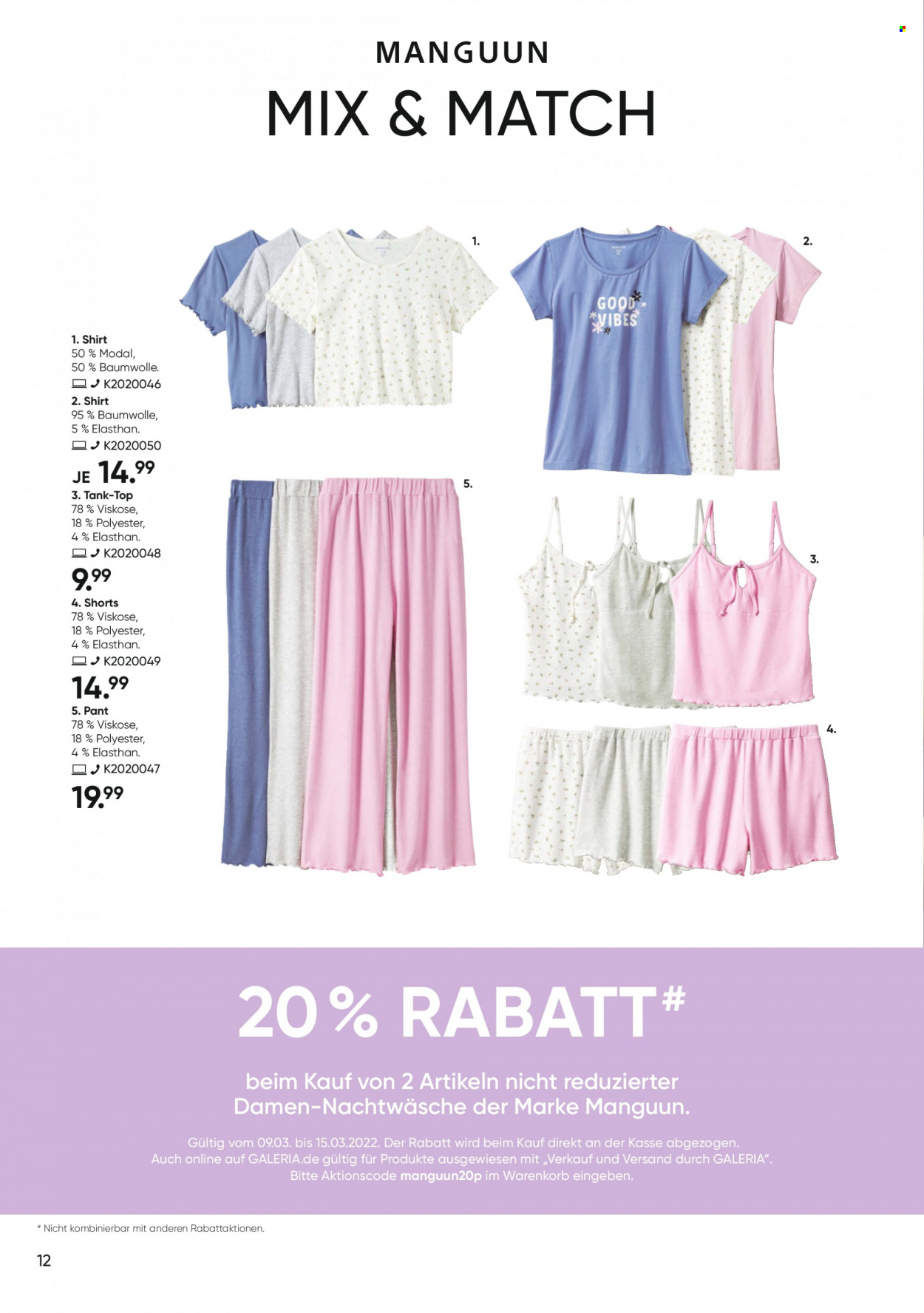 GALERIA Karstadt Kaufhof Prospekte  - 9.03.2022 - 15.03.2022. Seite 12