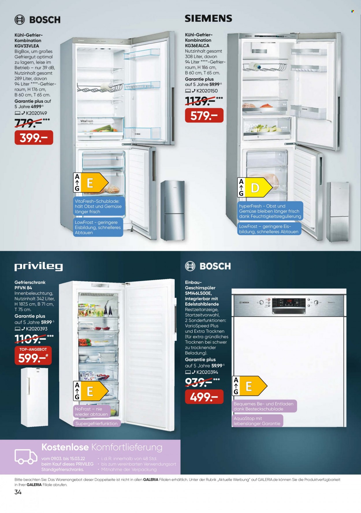 GALERIA Karstadt Kaufhof Prospekte  - 9.03.2022 - 15.03.2022. Seite 34