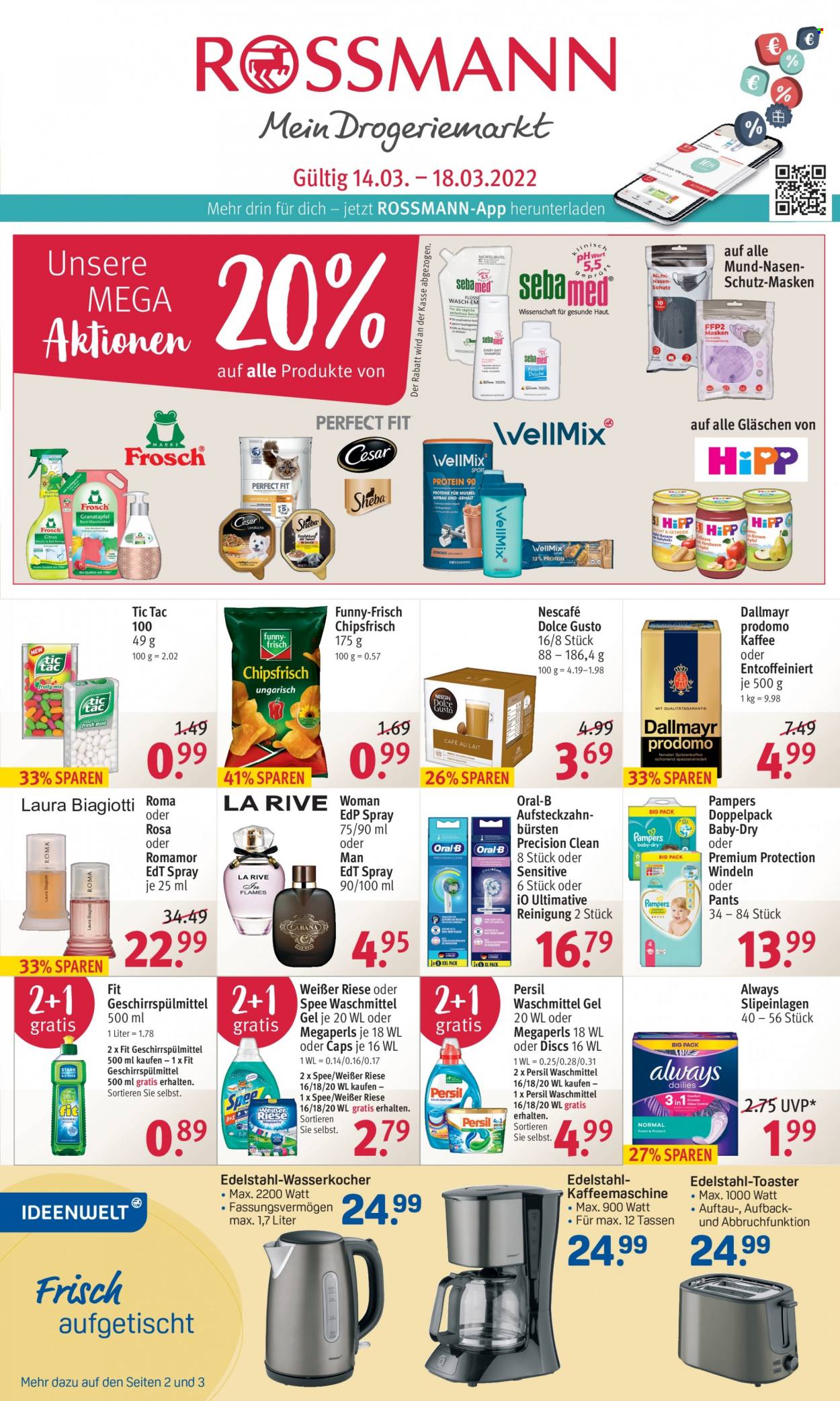Rossmann Prospekte  - 14.03.2022 - 18.03.2022. Seite 1
