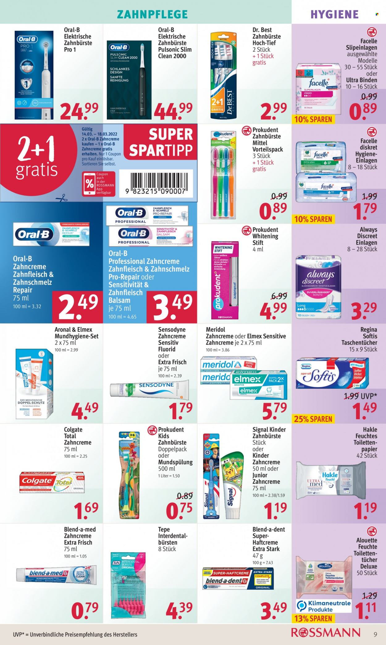 Rossmann Prospekte  - 14.03.2022 - 18.03.2022. Seite 9