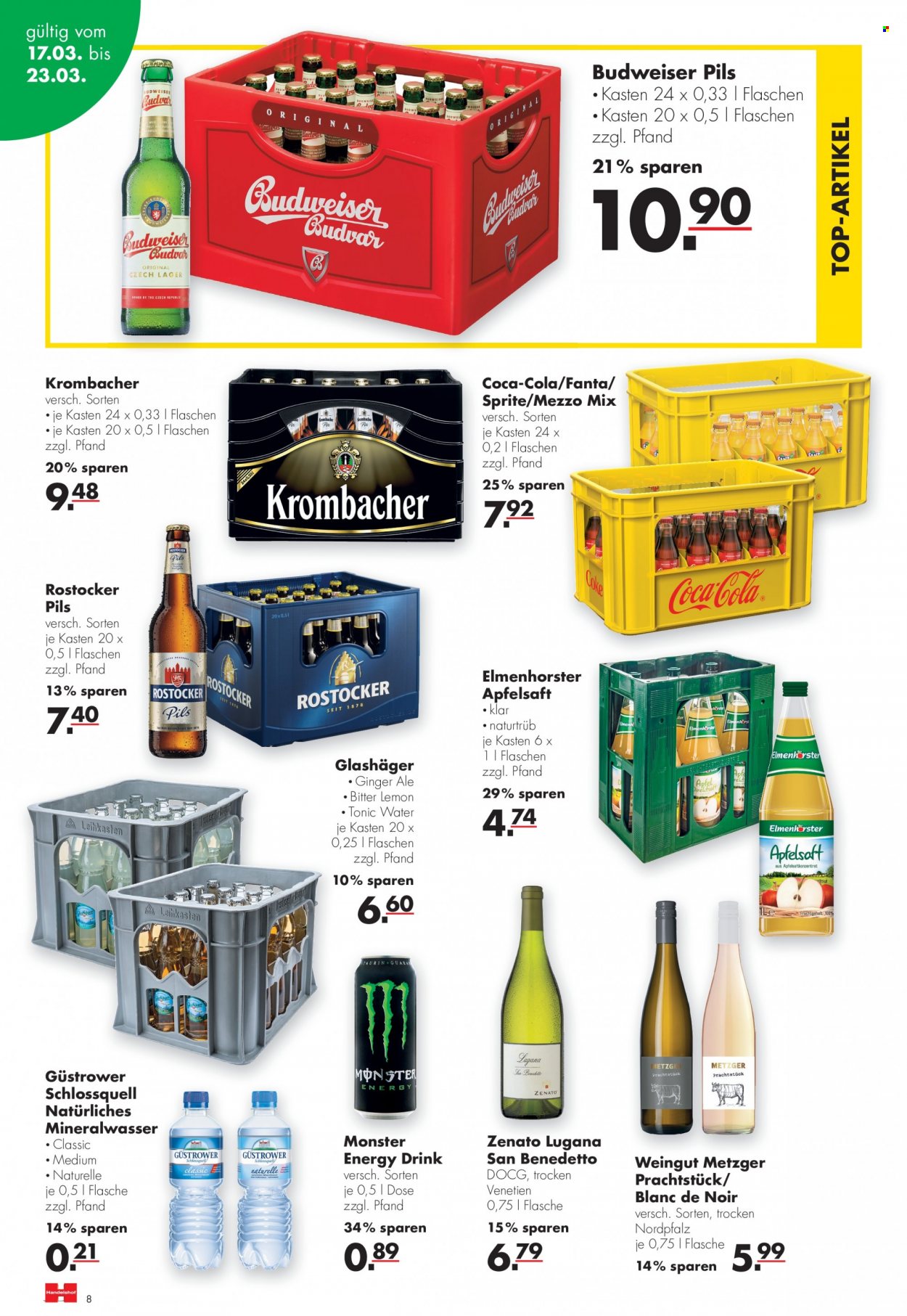 Handelshof Prospekte  - 17.03.2022 - 23.03.2022. Seite 8