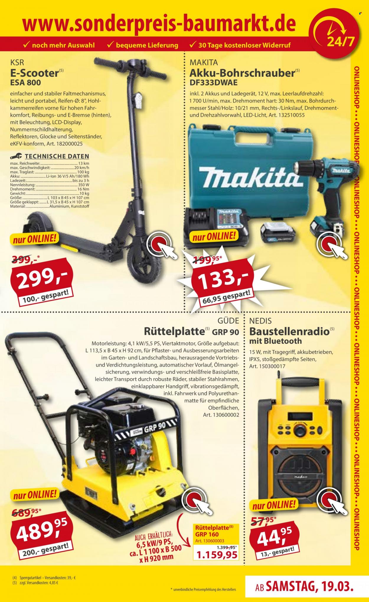 Sonderpreis-Baumarkt Prospekte  - 19.03.2022 - 25.03.2022. Seite 13