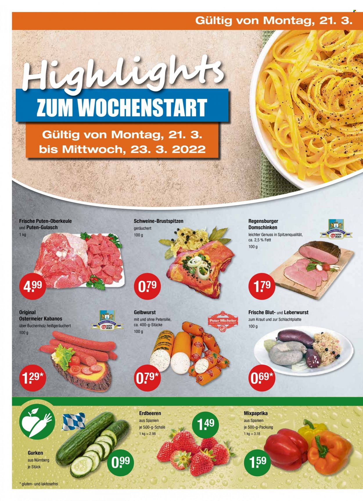 V-Markt Prospekte  - 17.03.2022 - 23.03.2022. Seite 22