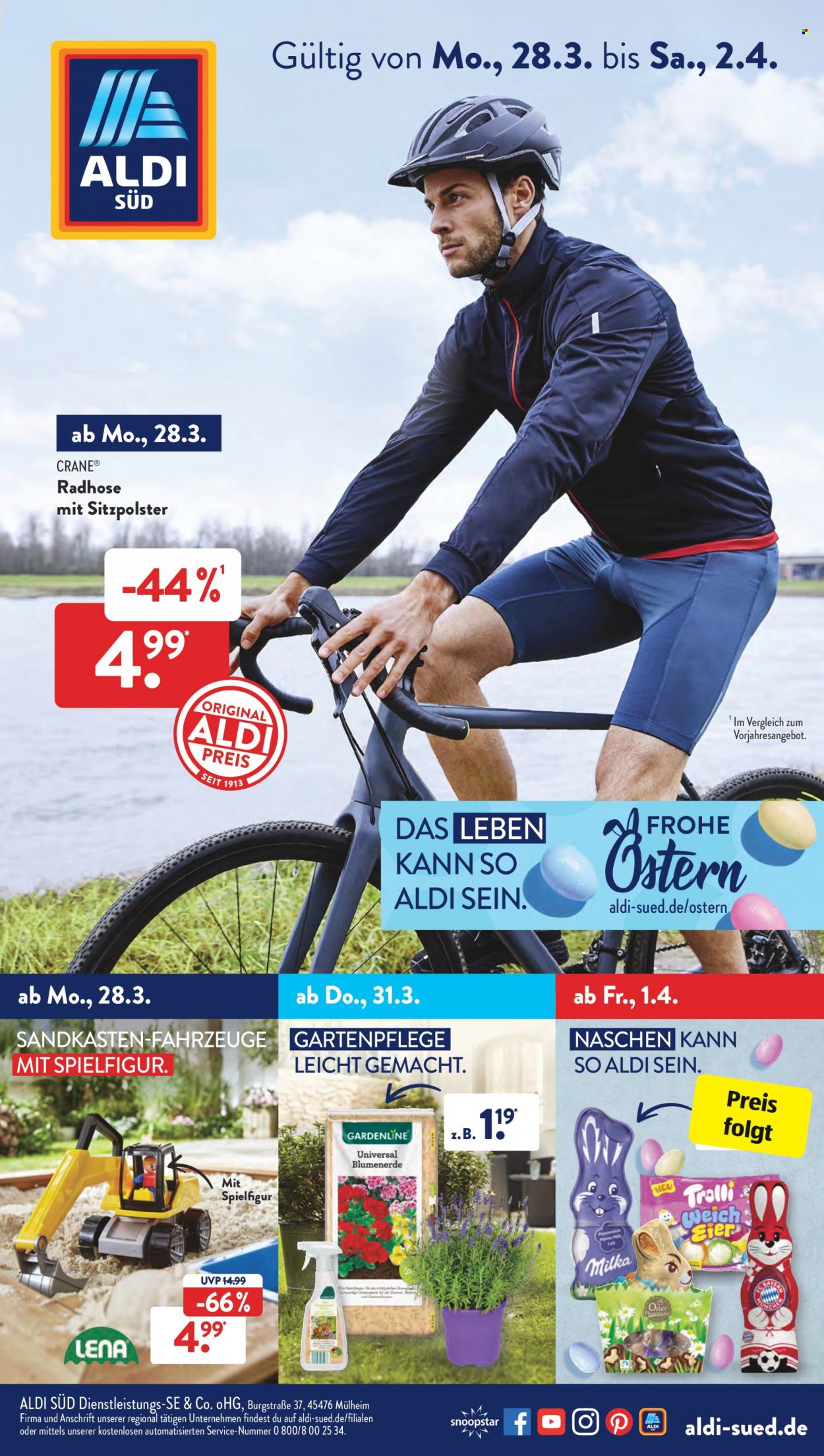 ALDI SÜD Prospekte  - 28.03.2022 - 2.04.2022. Seite 1