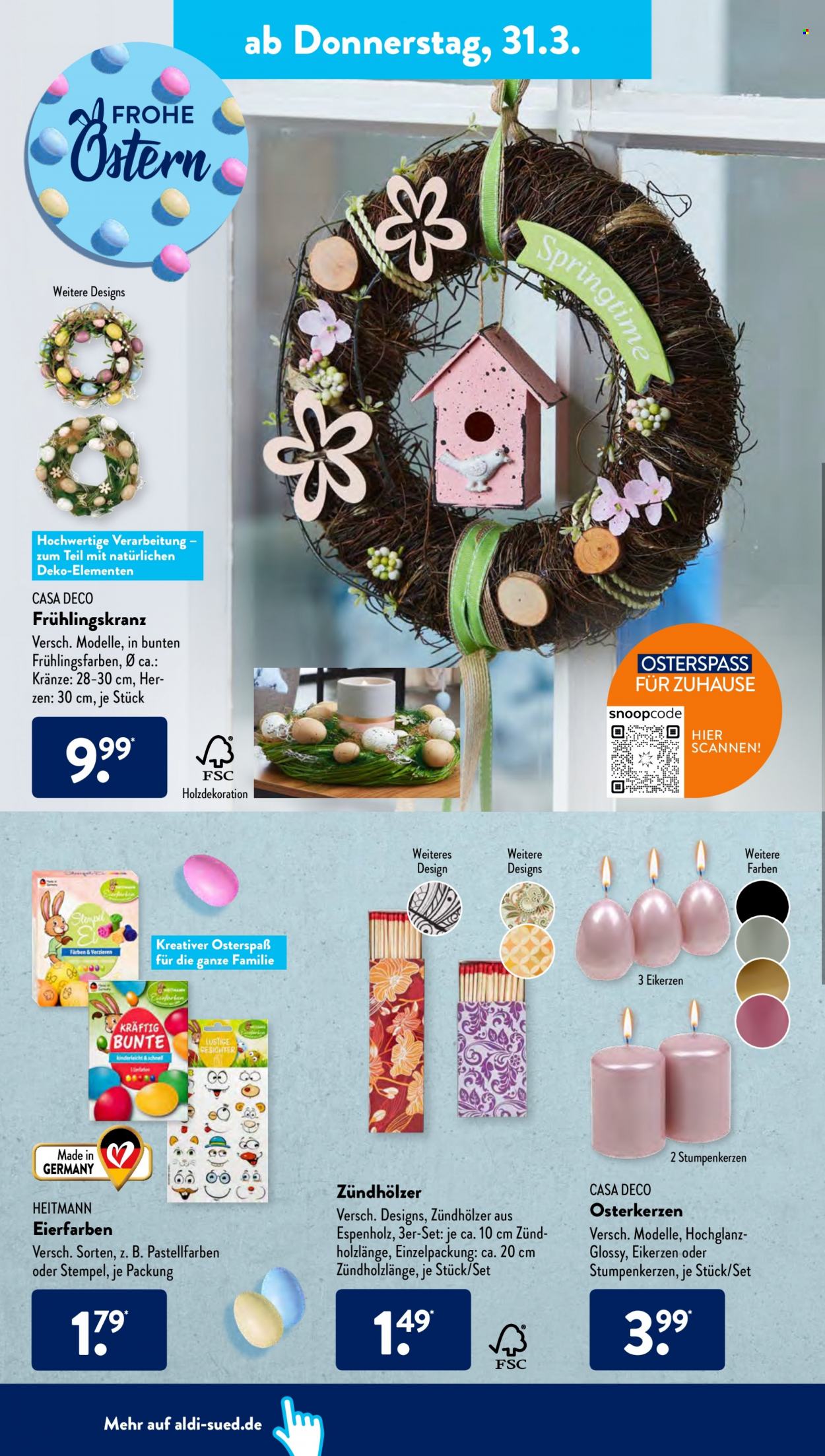 ALDI SÜD Prospekte  - 28.03.2022 - 2.04.2022. Seite 18