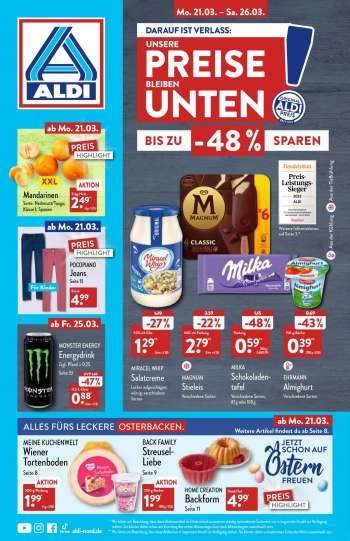 Prospekte ALDI Nord - 21.03.2022 - 26.03.2022.