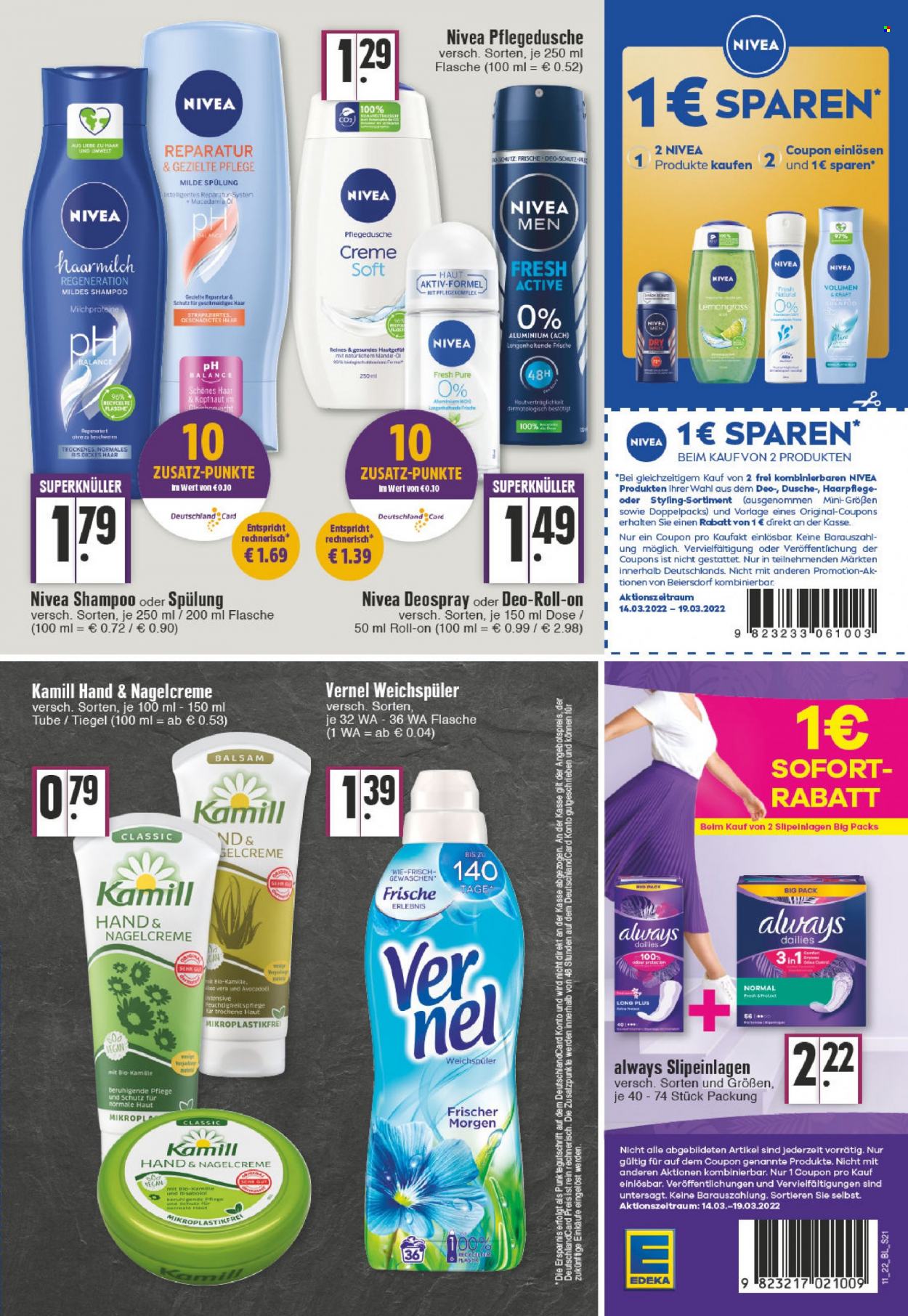 Edeka Prospekte  - 14.03.2022 - 19.03.2022. Seite 21