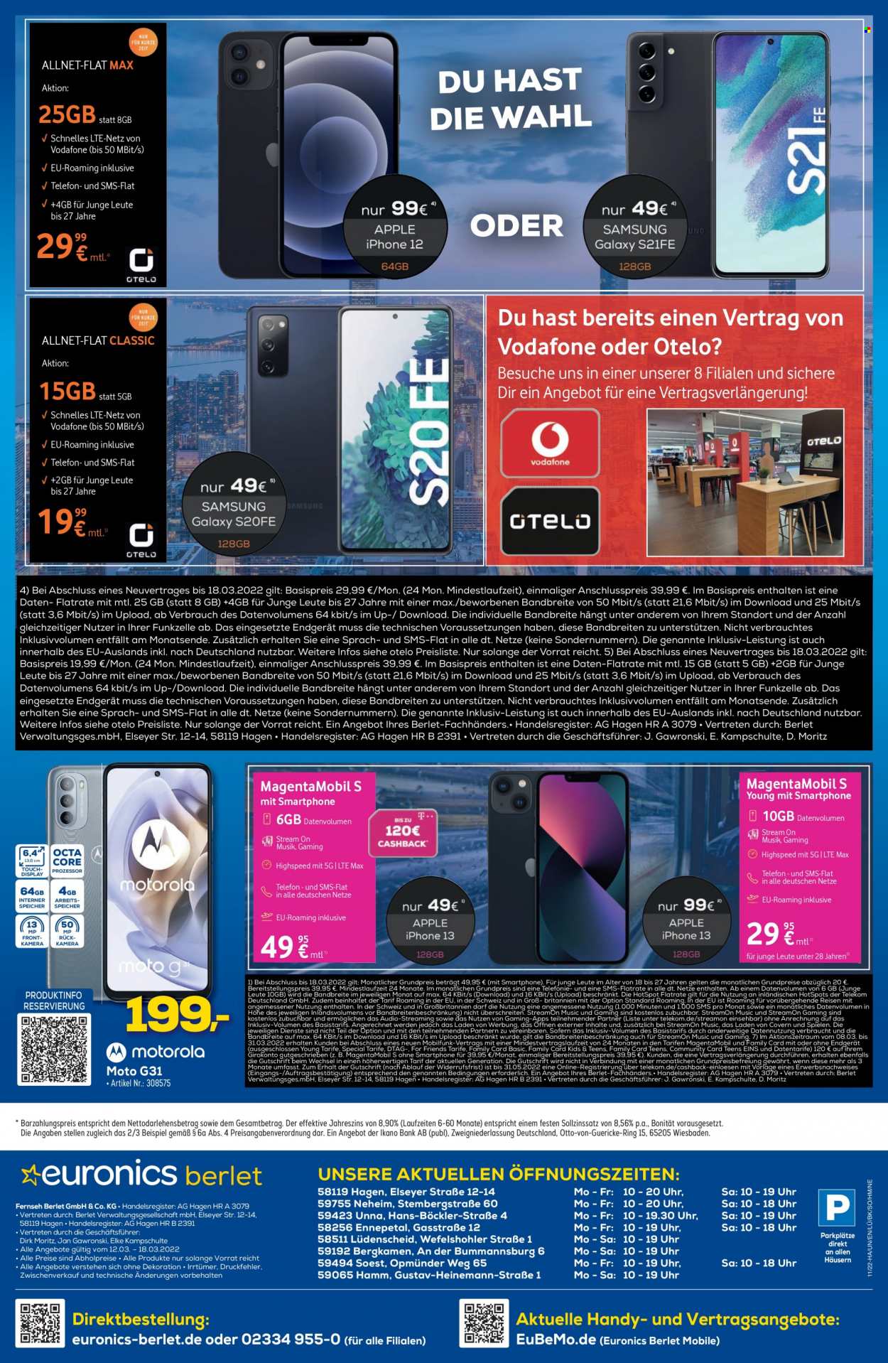 Euronics Prospekte  - 12.03.2022 - 20.03.2022. Seite 10
