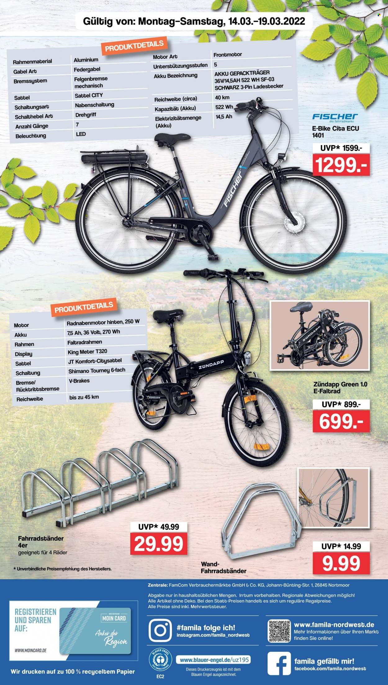 famila Prospekte  - 14.03.2022 - 19.03.2022. Seite 4
