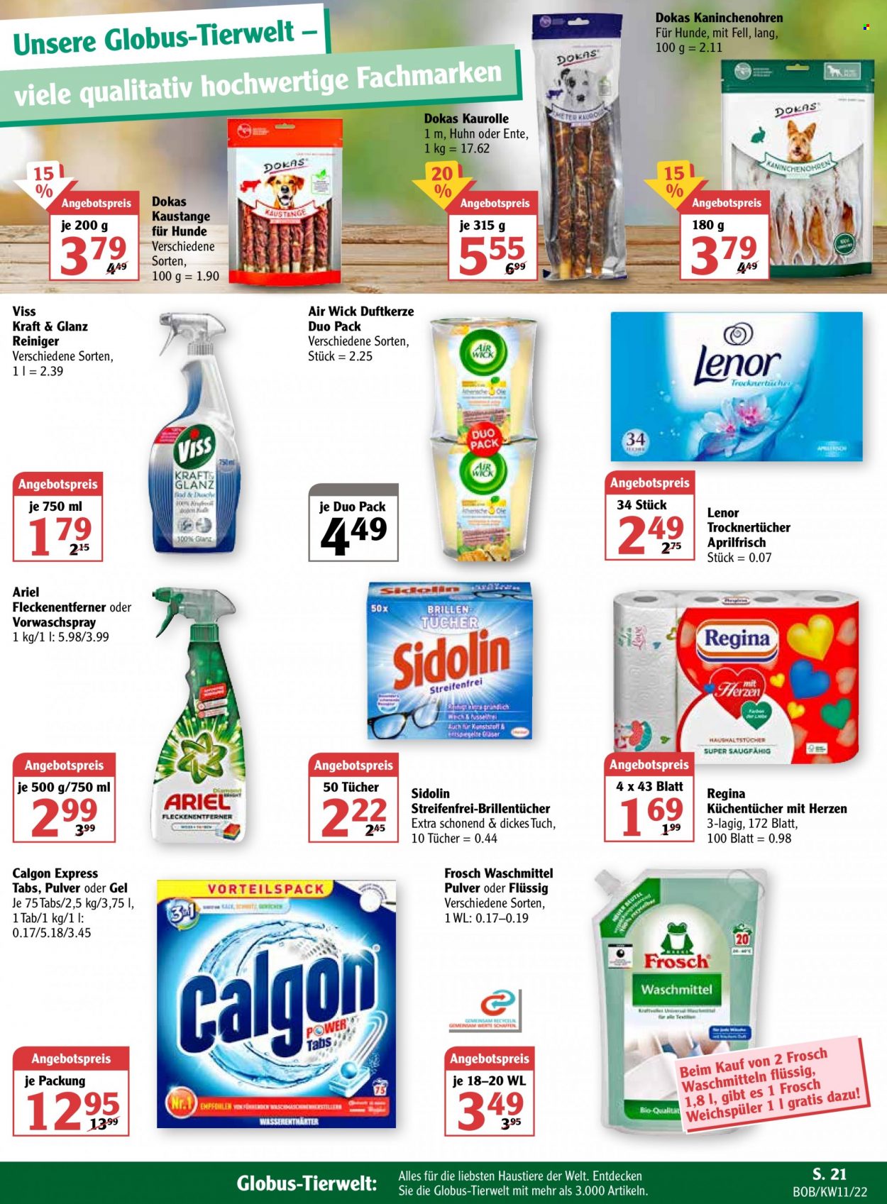 Globus Prospekte  - 14.03.2022 - 19.03.2022. Seite 21