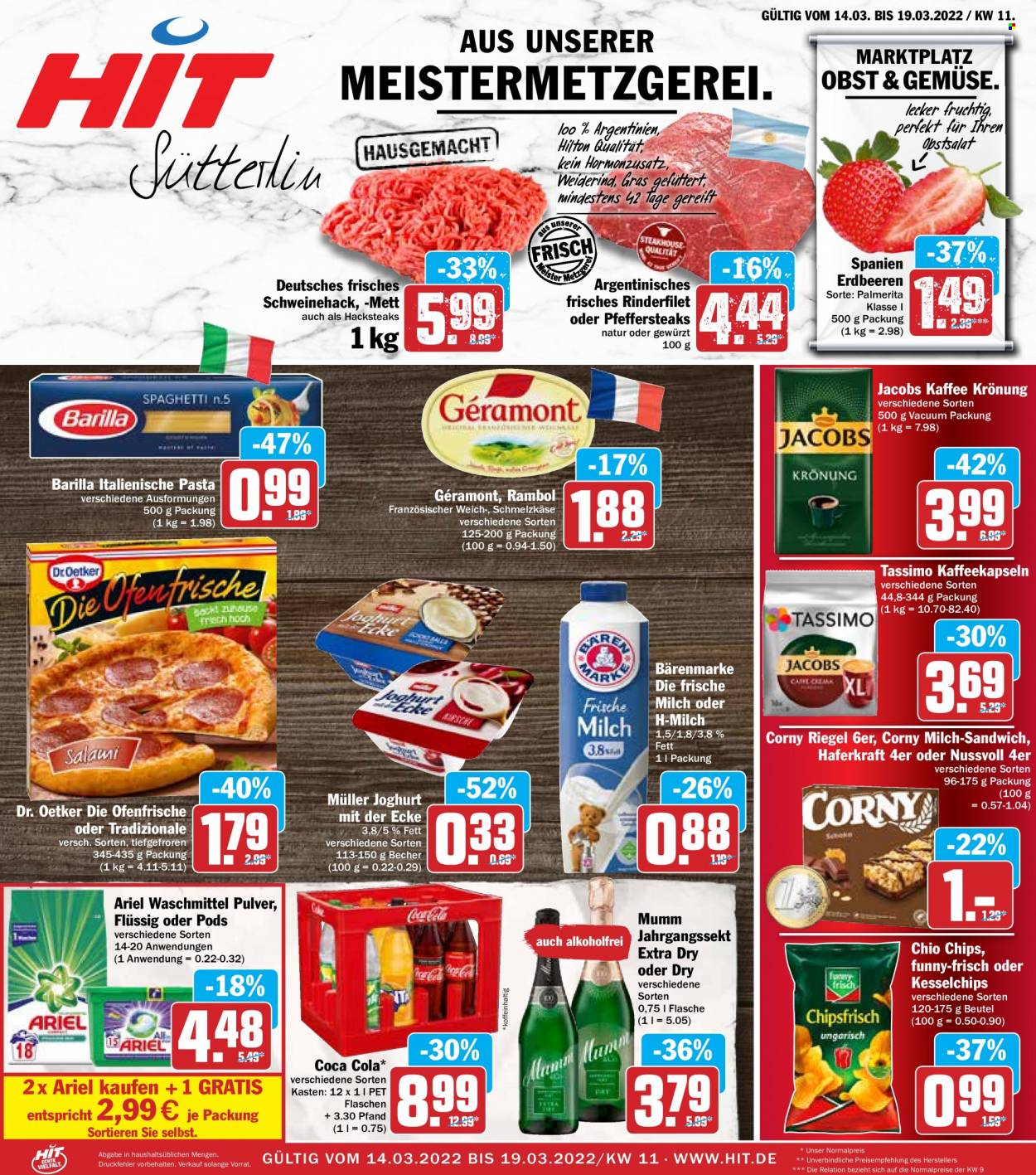 Hit Prospekte  - 14.03.2022 - 19.03.2022. Seite 1