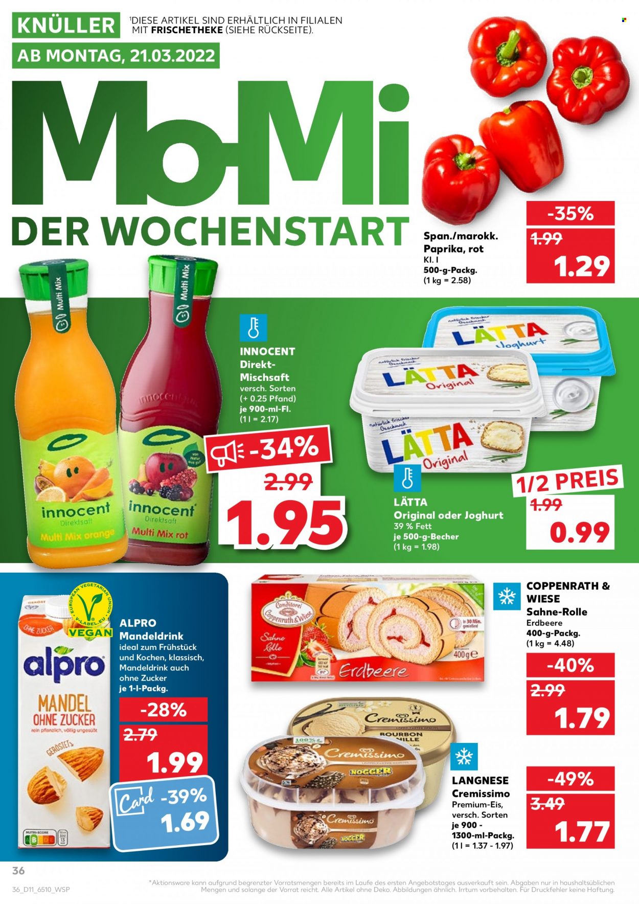 Kaufland Prospekte  - 17.03.2022 - 23.03.2022. Seite 36