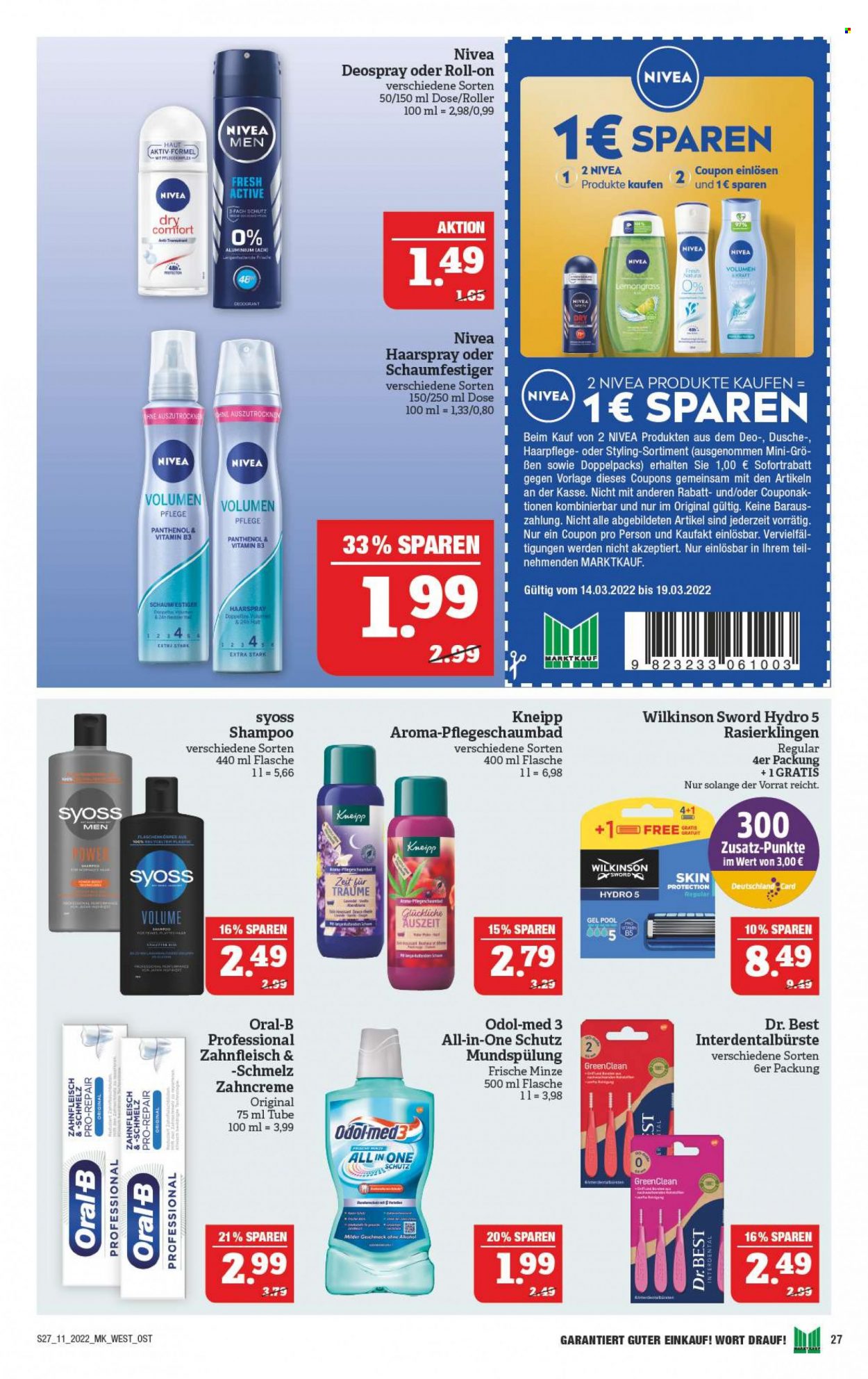 Marktkauf Prospekte  - 14.03.2022 - 19.03.2022. Seite 27