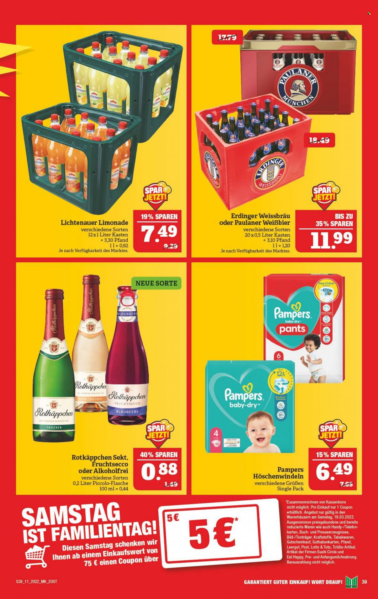 Marktkauf Prospekte  - 14.03.2022 - 19.03.2022. Seite 39
