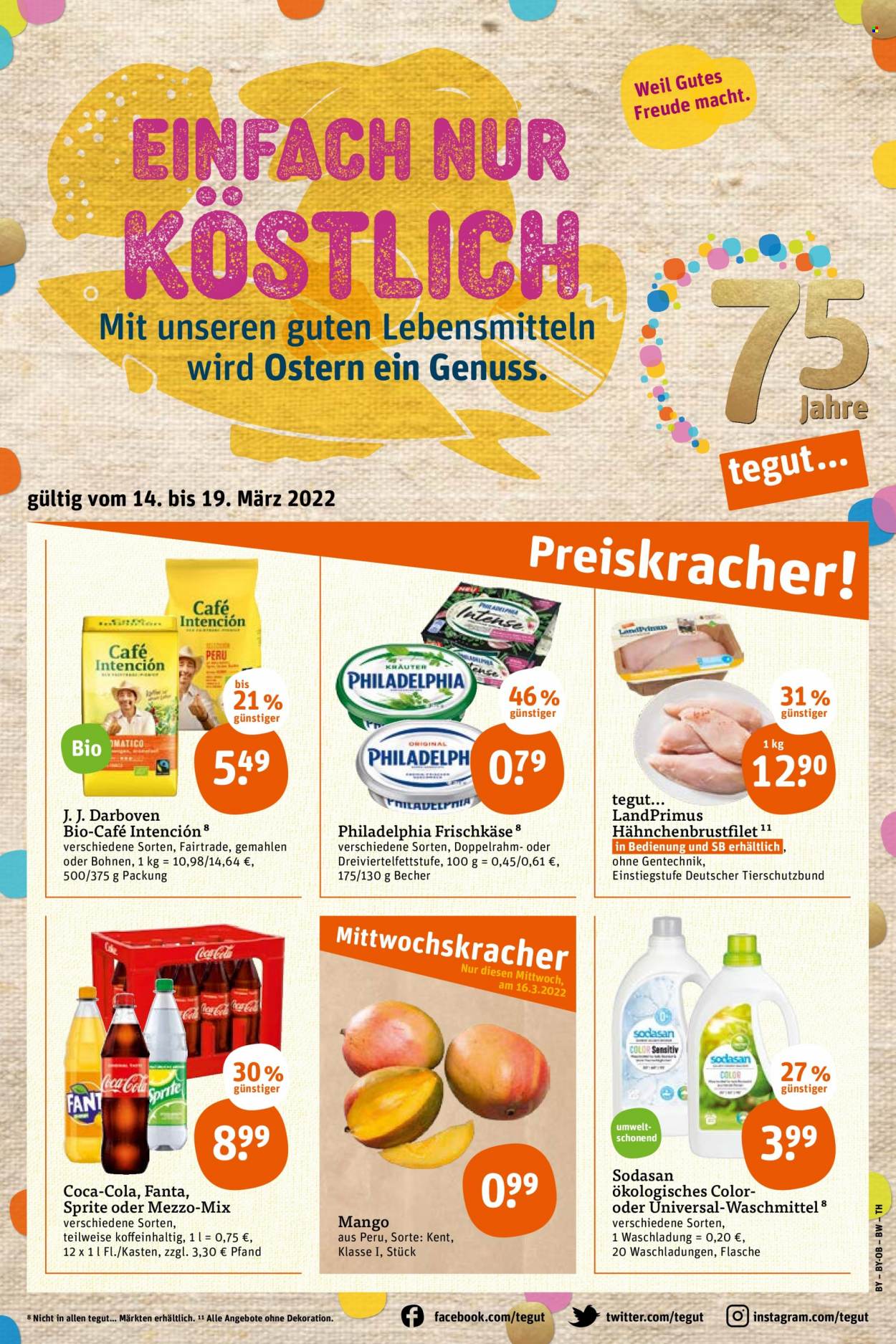 tegut... Prospekte  - 14.03.2022 - 19.03.2022. Seite 1