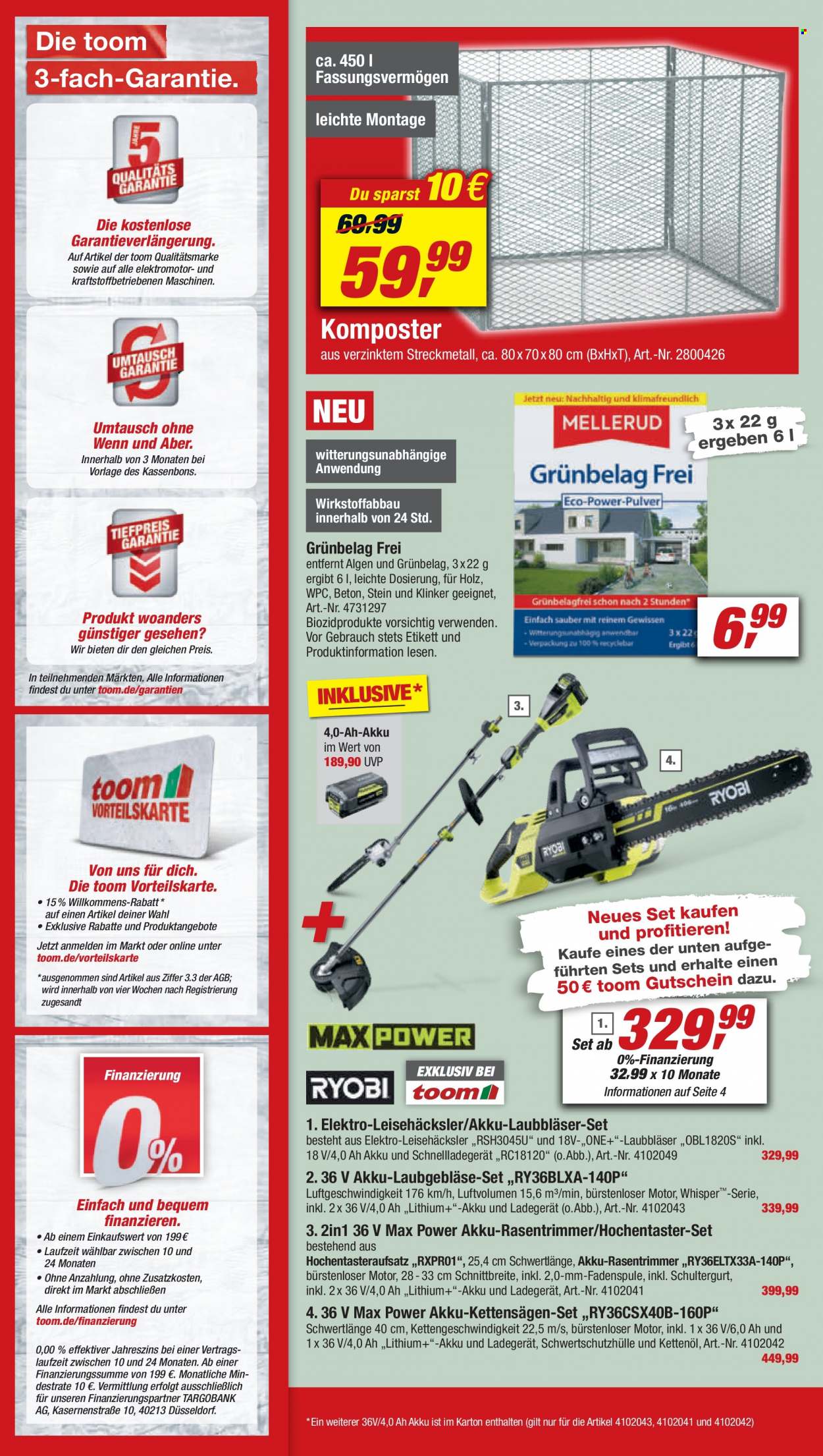 toom Baumarkt Prospekte  - 19.03.2022 - 25.03.2022. Seite 4