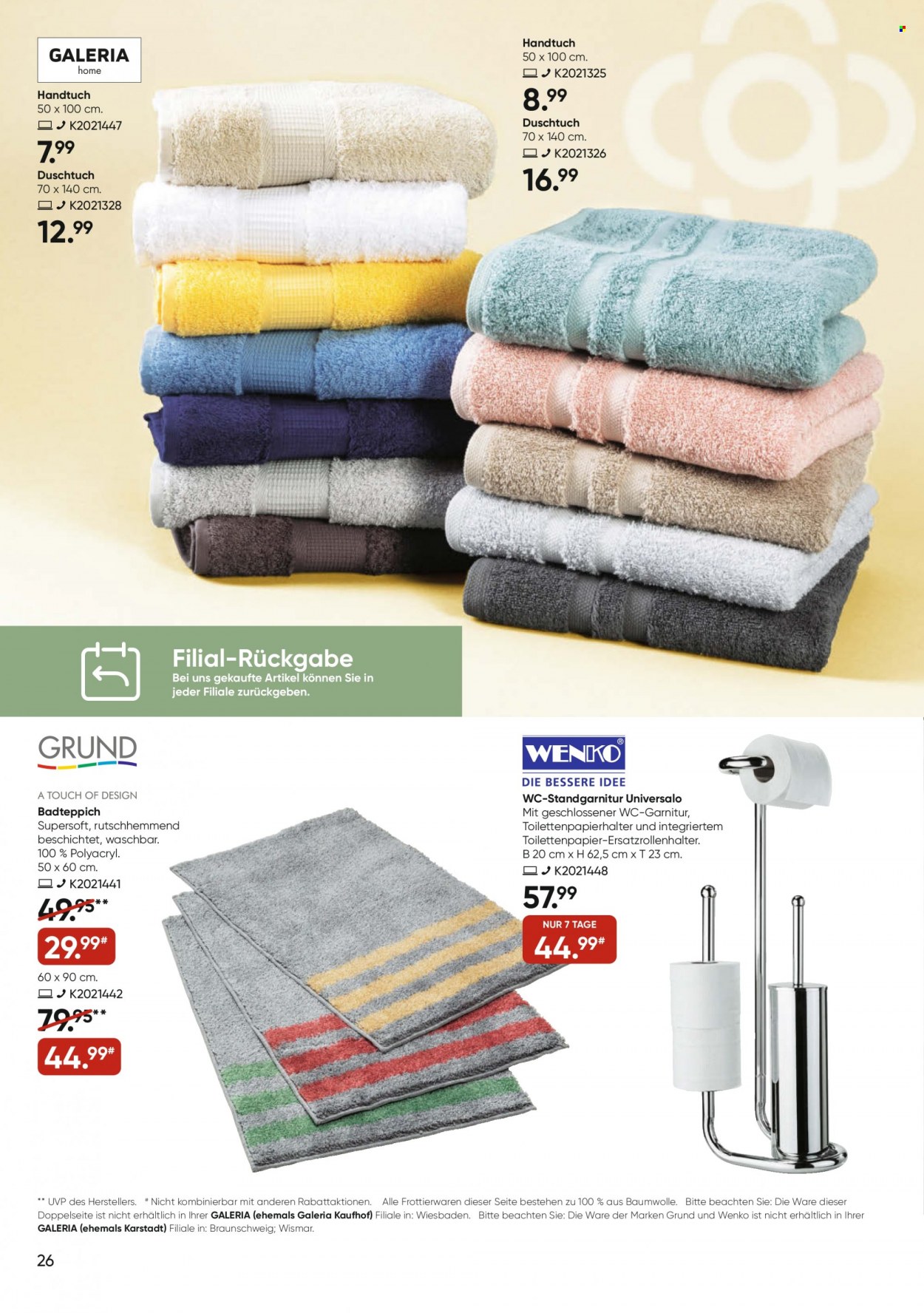 GALERIA Karstadt Kaufhof Prospekte  - 16.03.2022 - 22.03.2022. Seite 26