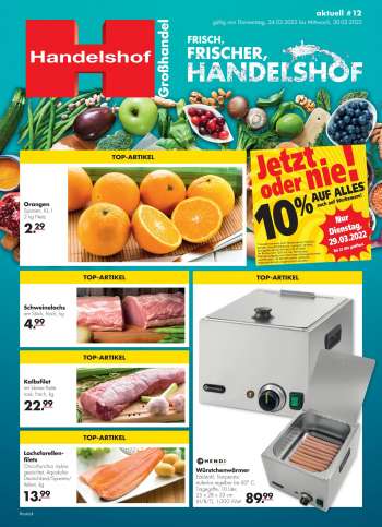 Prospekte Handelshof - 24.03.2022 - 30.03.2022.