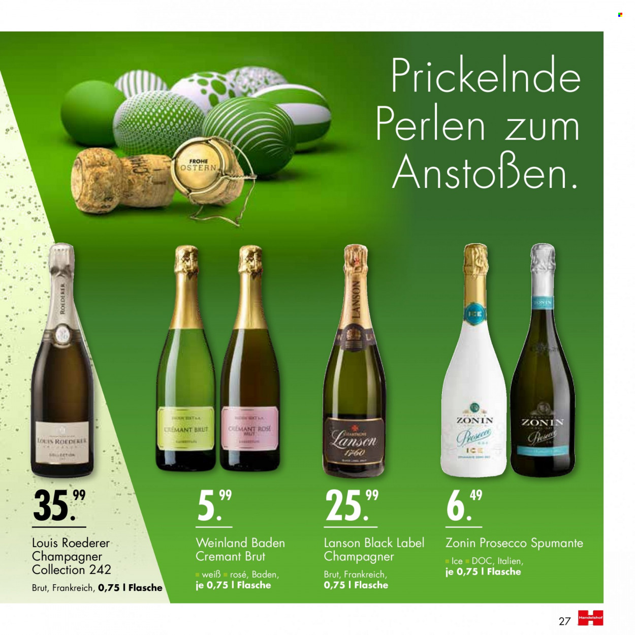 Handelshof Prospekte  - 24.03.2022 - 16.04.2022. Seite 27