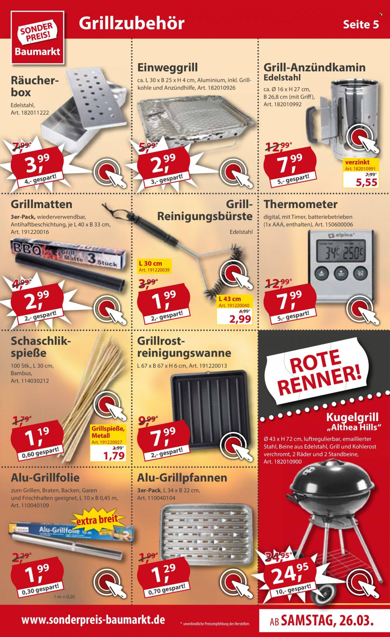 Sonderpreis-Baumarkt Prospekte  - 26.03.2022 - 1.04.2022. Seite 5