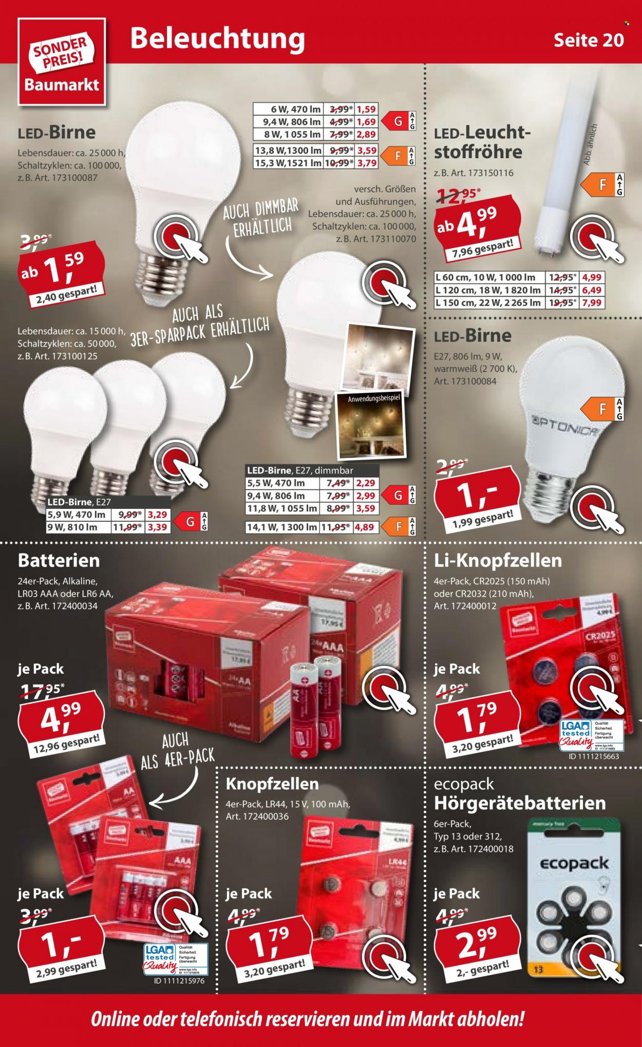 Sonderpreis-Baumarkt Prospekte  - 26.03.2022 - 1.04.2022. Seite 22