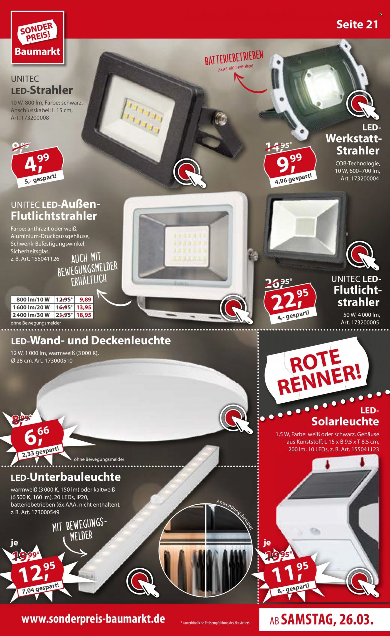 Sonderpreis-Baumarkt Prospekte  - 26.03.2022 - 1.04.2022. Seite 23