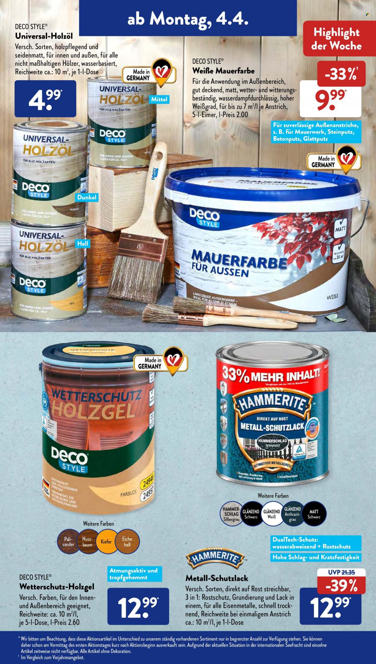 ALDI SÜD Prospekte  - 4.04.2022 - 9.04.2022. Seite 9