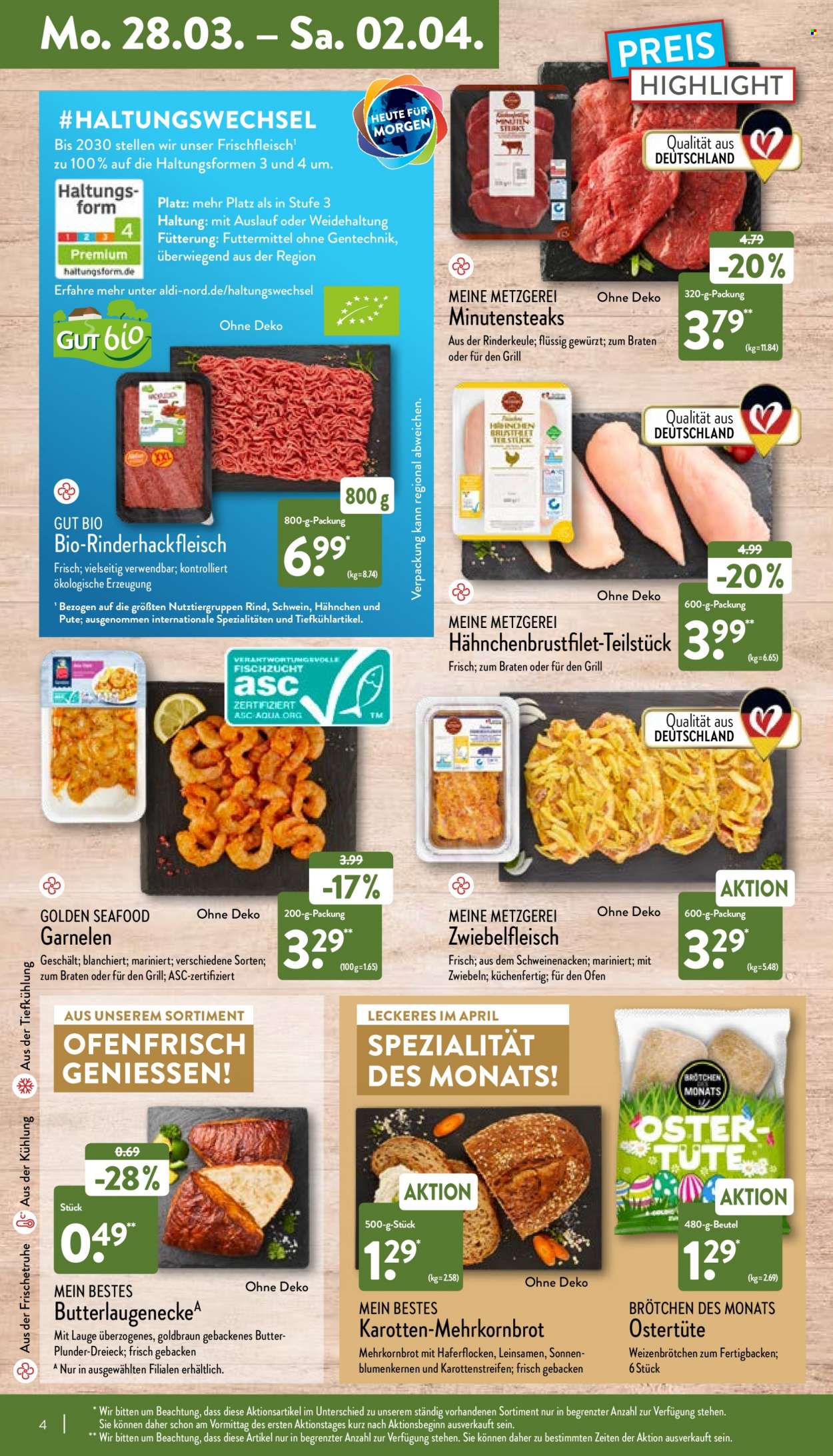 ALDI Nord Prospekte  - 28.03.2022 - 2.04.2022. Seite 4