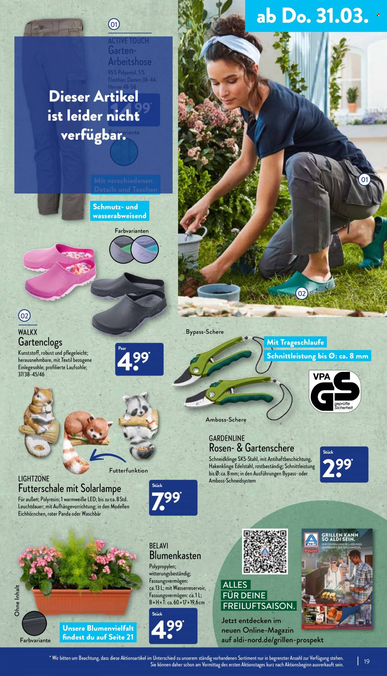 ALDI Nord Prospekte  - 28.03.2022 - 2.04.2022. Seite 19