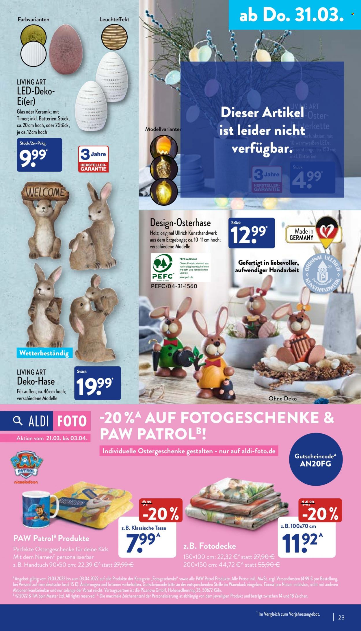 ALDI Nord Prospekte  - 28.03.2022 - 2.04.2022. Seite 23