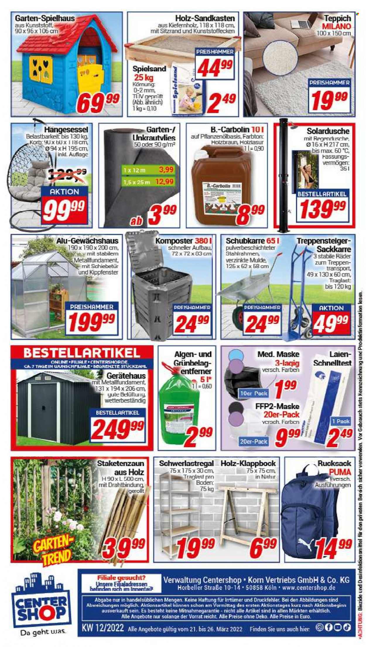 CENTERSHOP Prospekte  - 21.03.2022 - 26.03.2022. Seite 20