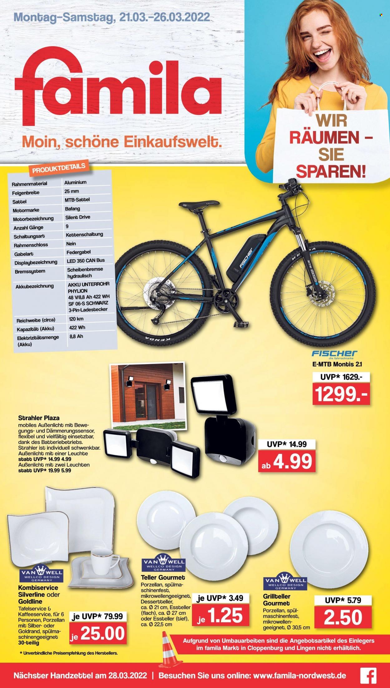 famila Prospekte  - 21.03.2022 - 26.03.2022. Seite 1