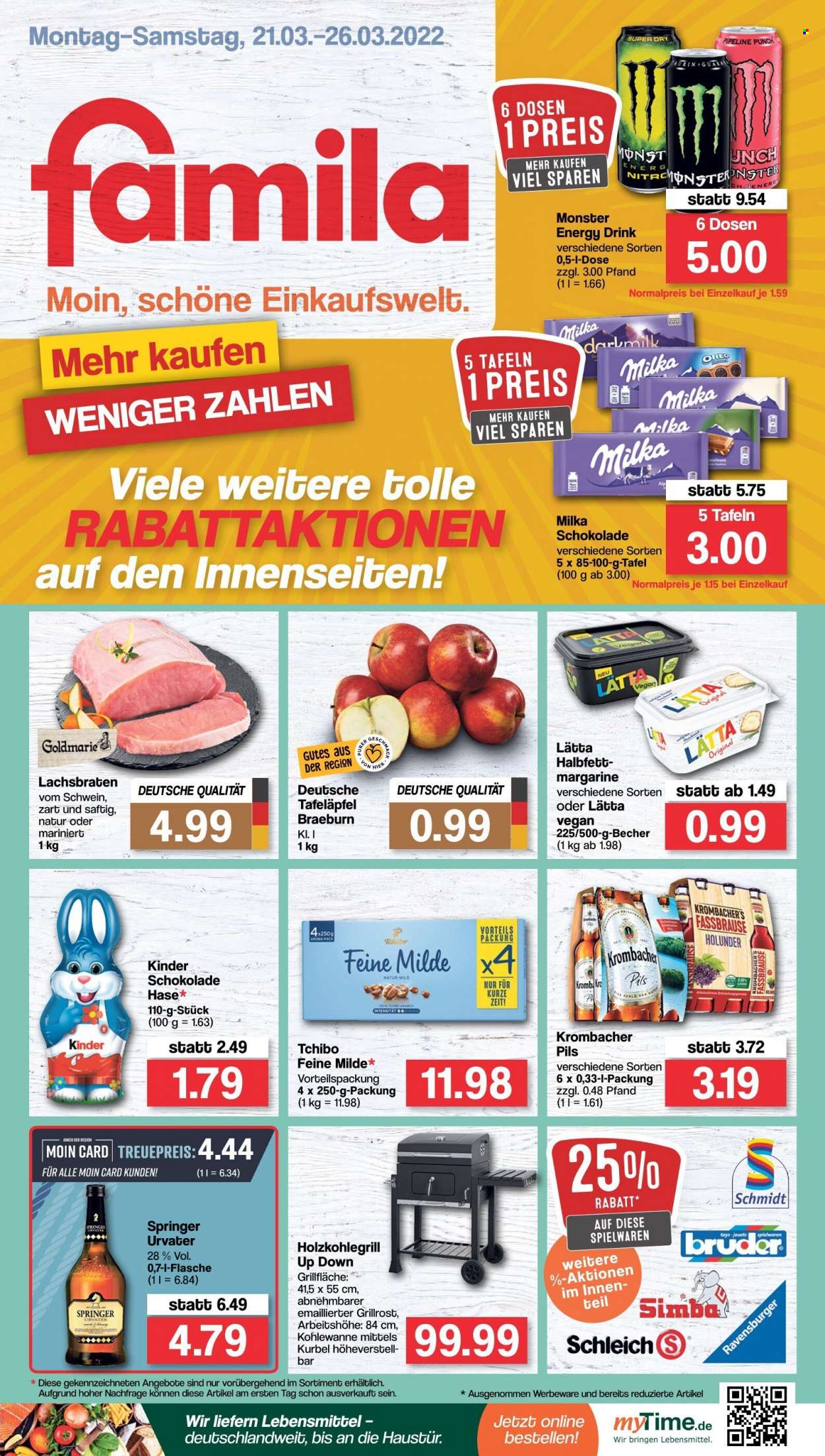 famila Prospekte  - 21.03.2022 - 26.03.2022. Seite 1