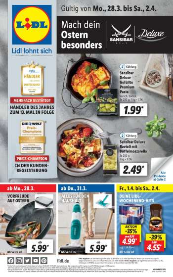 Prospekte Lidl - 28.03.2022 - 2.04.2022.