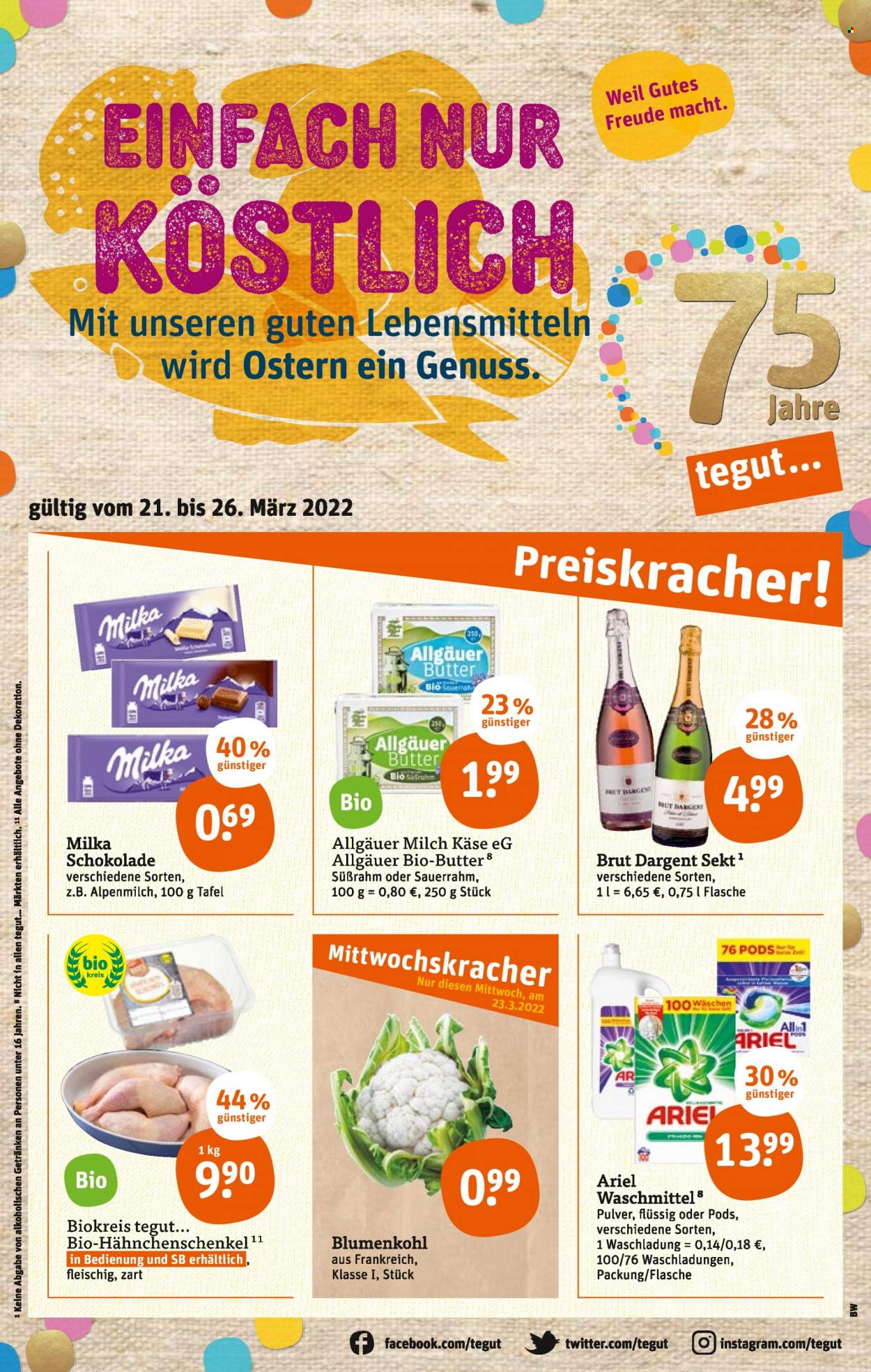 tegut... Prospekte  - 21.03.2022 - 26.03.2022. Seite 1