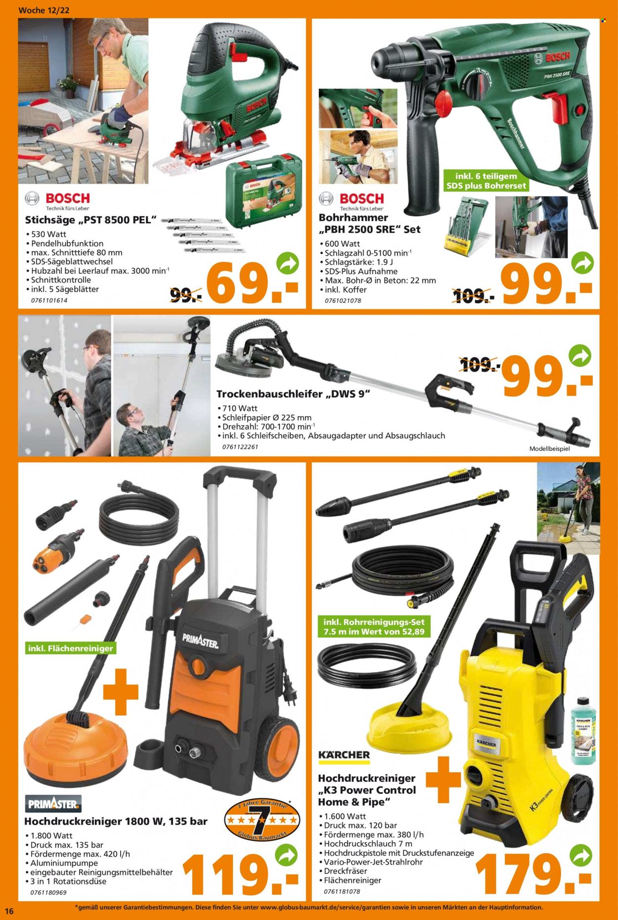 Globus Baumarkt Prospekte  - 21.03.2022 - 26.03.2022. Seite 16
