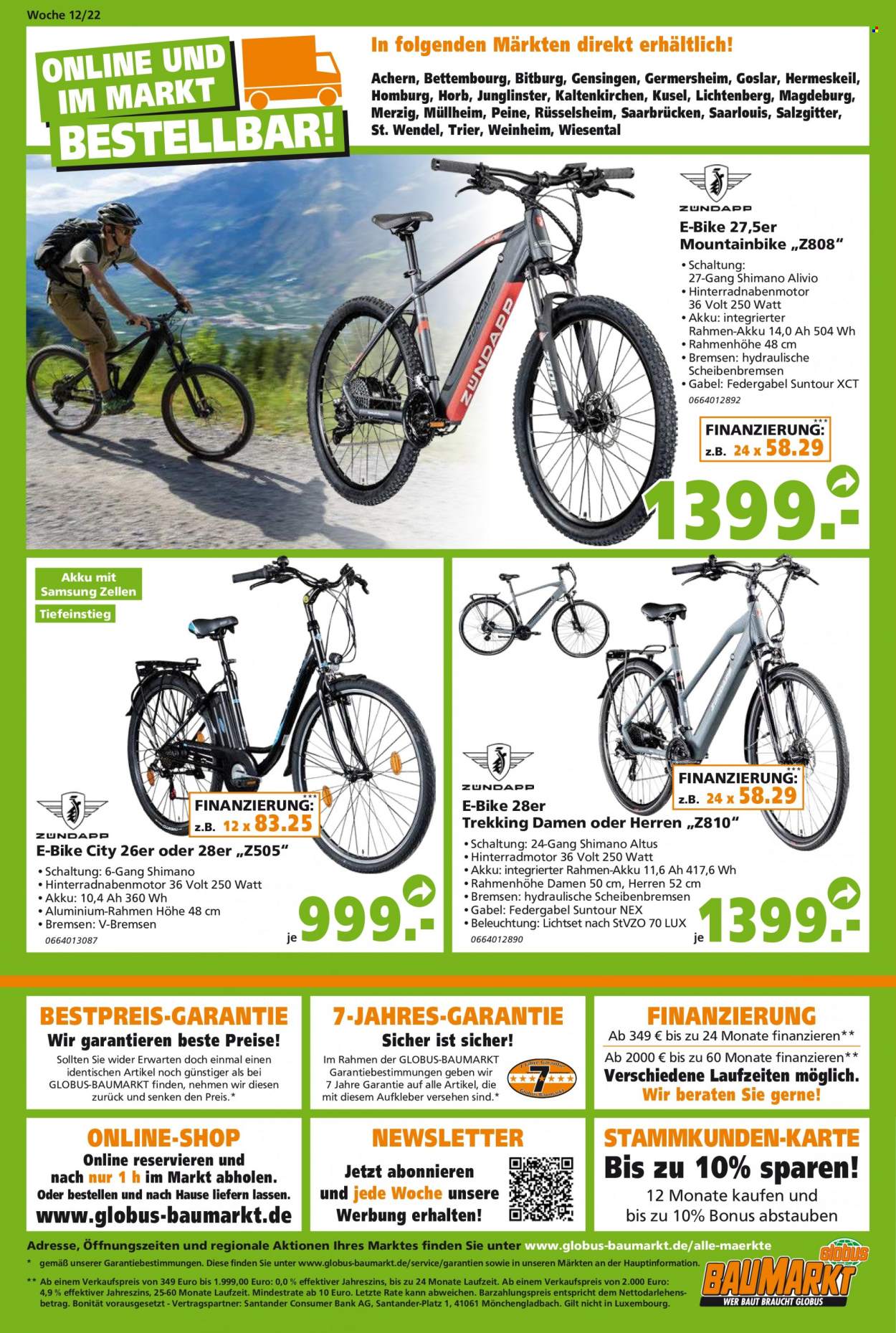 Globus Baumarkt Prospekte  - 21.03.2022 - 26.03.2022. Seite 20