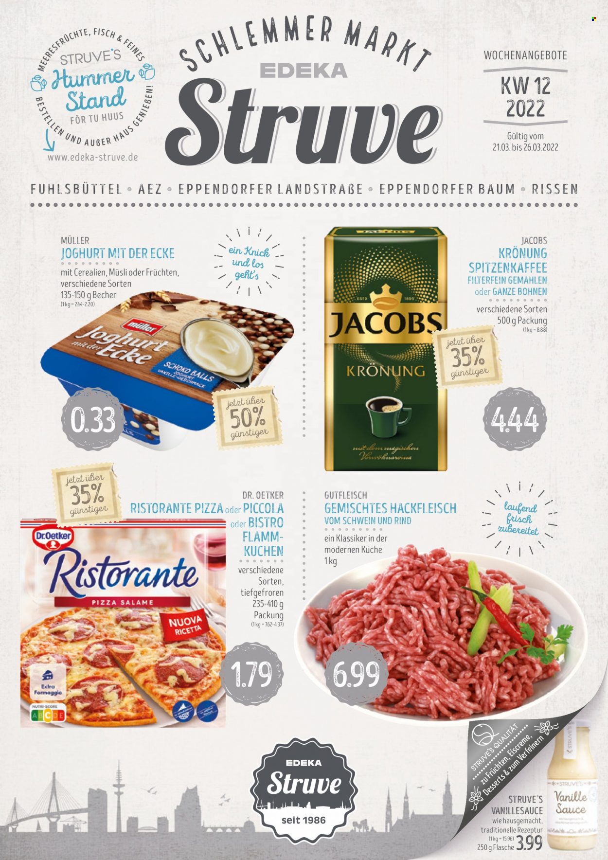 Edeka Prospekte  - 21.03.2022 - 26.03.2022. Seite 1