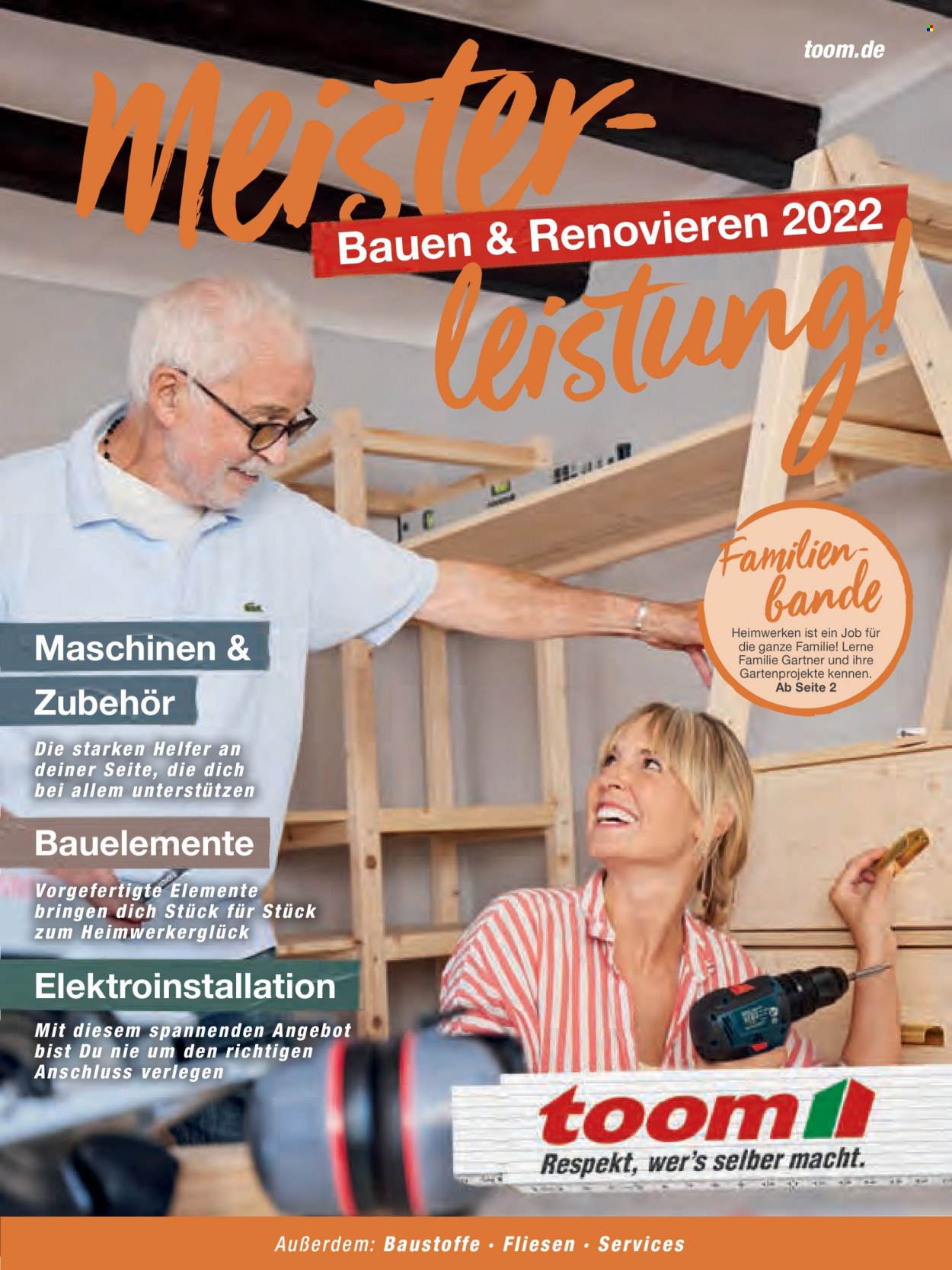 toom Baumarkt Prospekte  - 21.03.2022 - 30.06.2022. Seite 1