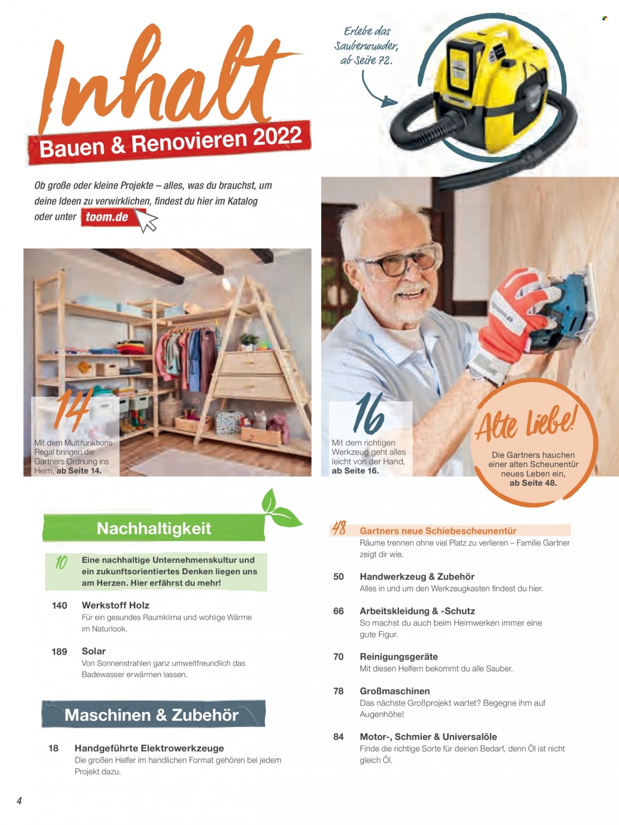 thumbnail - Prospekte toom Baumarkt - 21.03.2022 - 30.06.2022 - Produkte in Aktion - Öl, Holz. Seite 4.