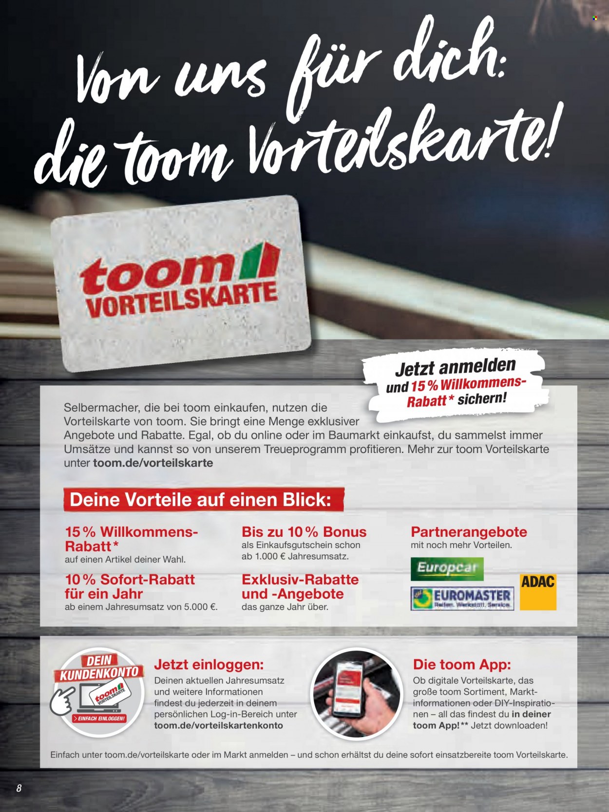 toom Baumarkt Prospekte  - 21.03.2022 - 30.06.2022. Seite 8
