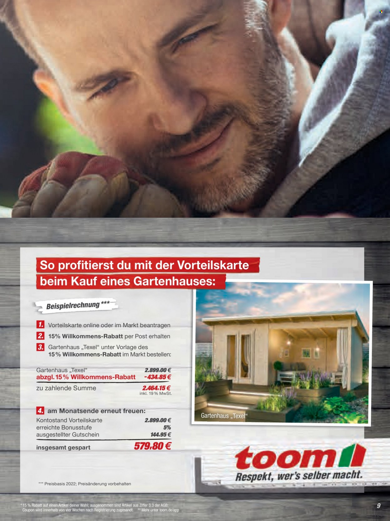 toom Baumarkt Prospekte  - 21.03.2022 - 30.06.2022. Seite 9