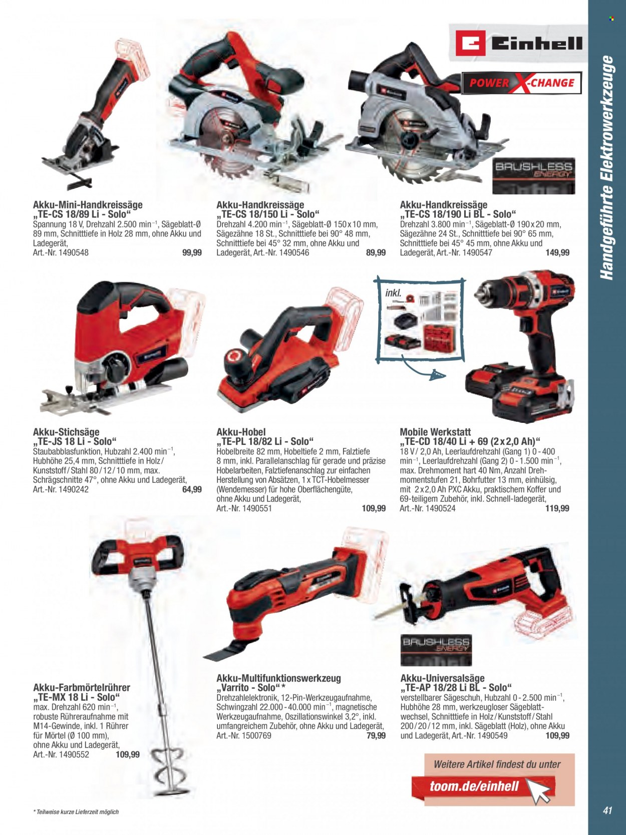 toom Baumarkt Prospekte  - 21.03.2022 - 30.06.2022. Seite 41