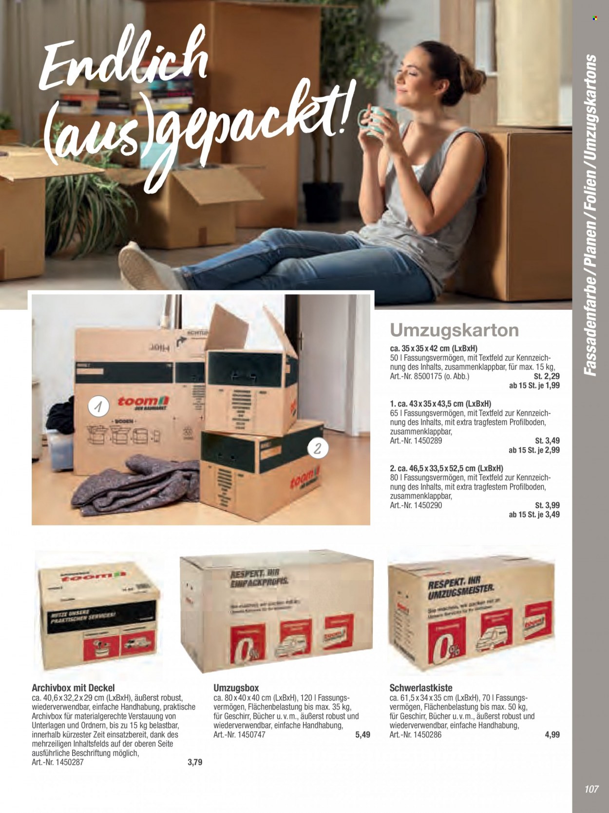 toom Baumarkt Prospekte  - 21.03.2022 - 30.06.2022. Seite 107